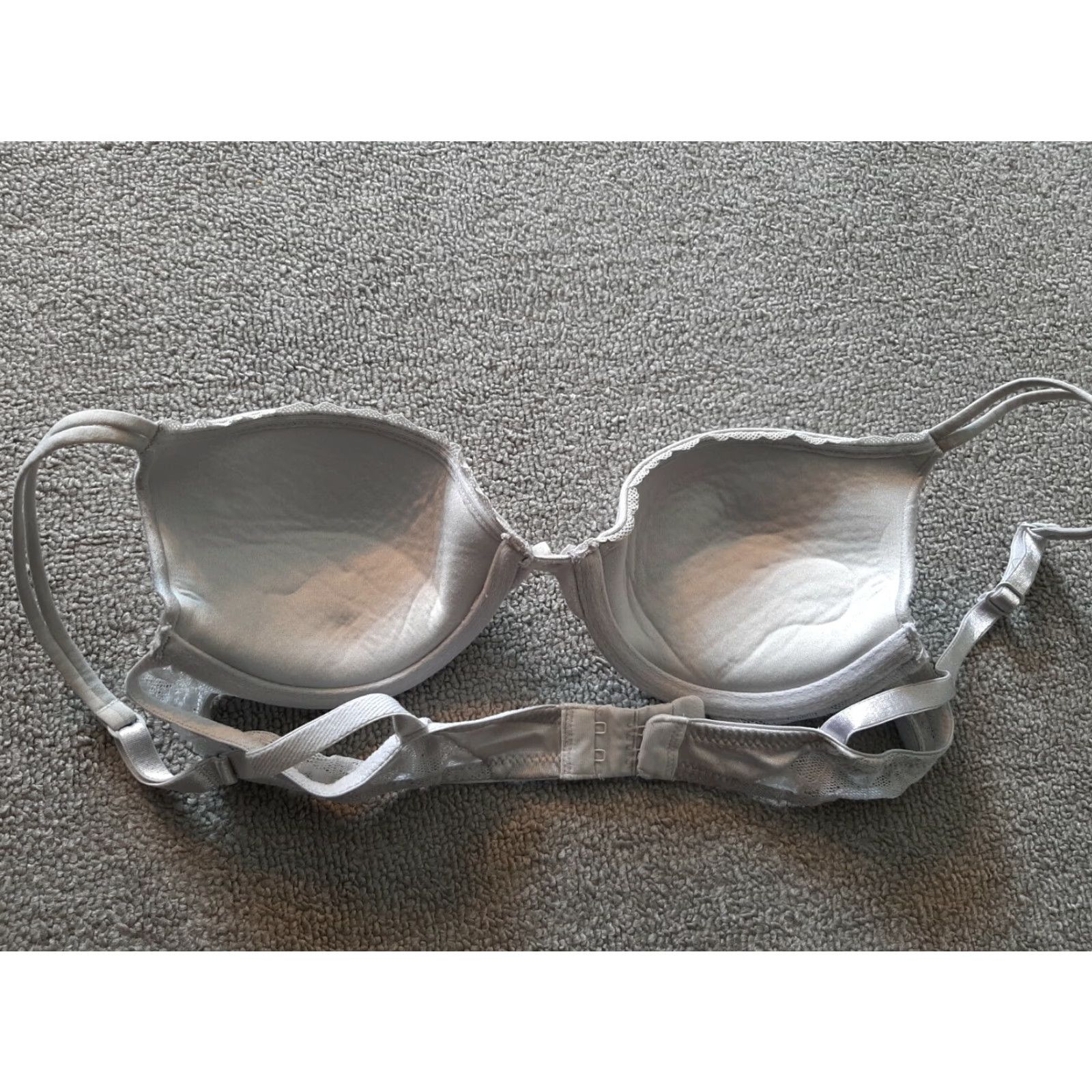 DKNY DKNY Bra 34A Padded Push Up Silver Womens Size ONE SIZE - 3 Thumbnail
