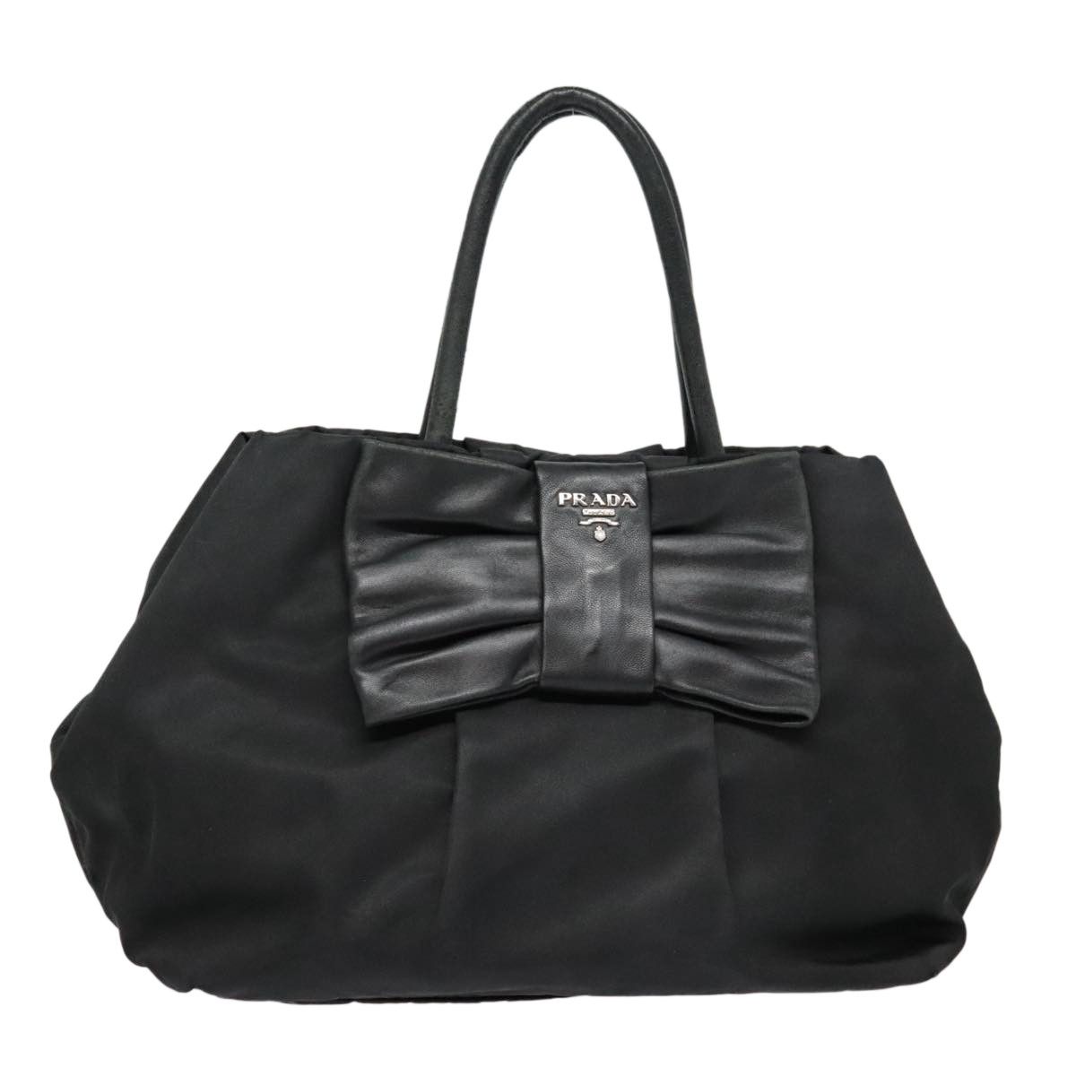 Prada Re-Nylon Black Synthetic Handbag (Pre-Owned) Size ONE SIZE - 1 Thumbnail