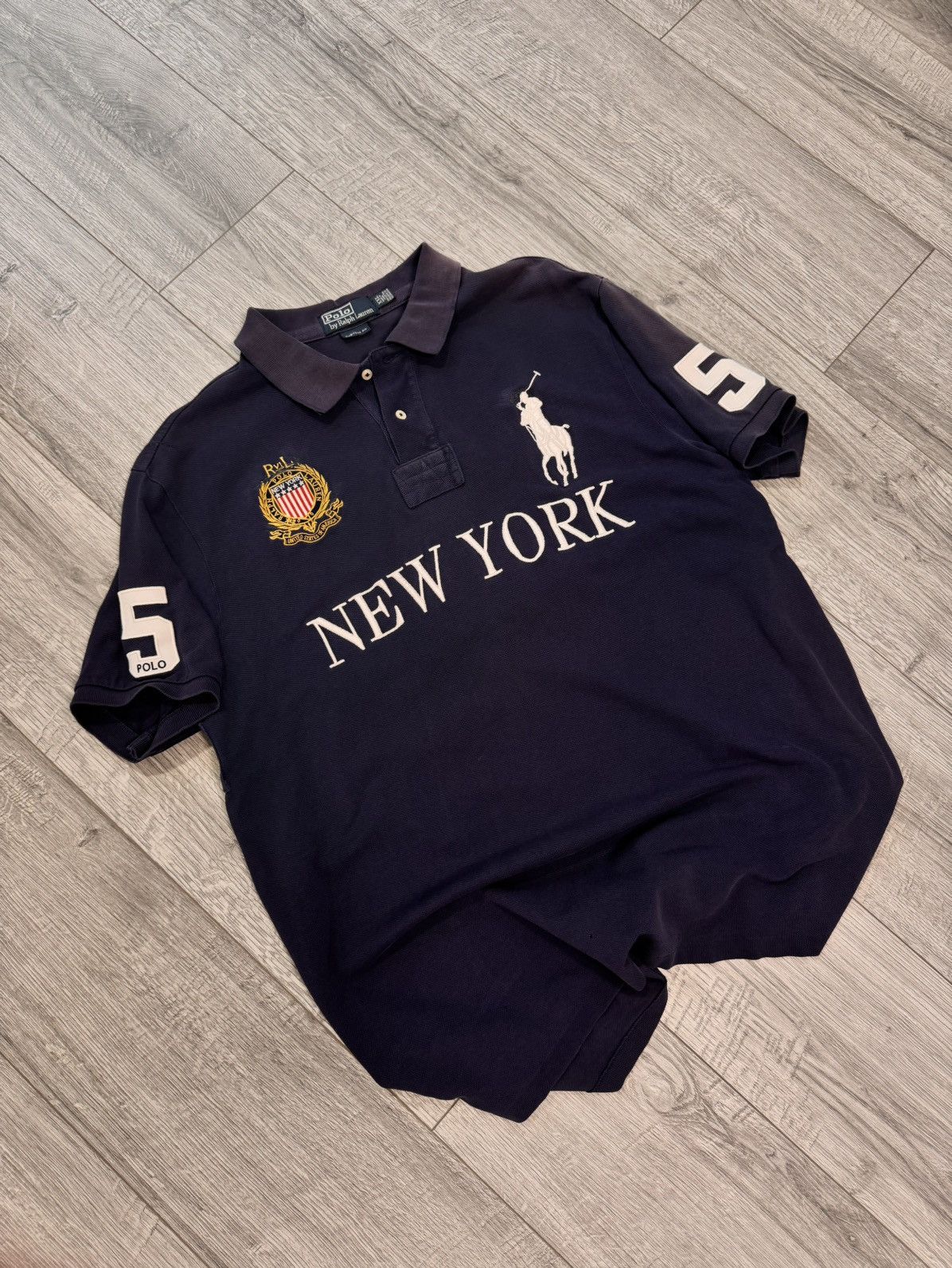 Polo Ralph Lauren × Ralph Lauren Vintage Polo Ralph Lauren PRL Challenge Cup Polo Tee T shirt Size US XL / EU 56 / 4 - 2 Thumbnail
