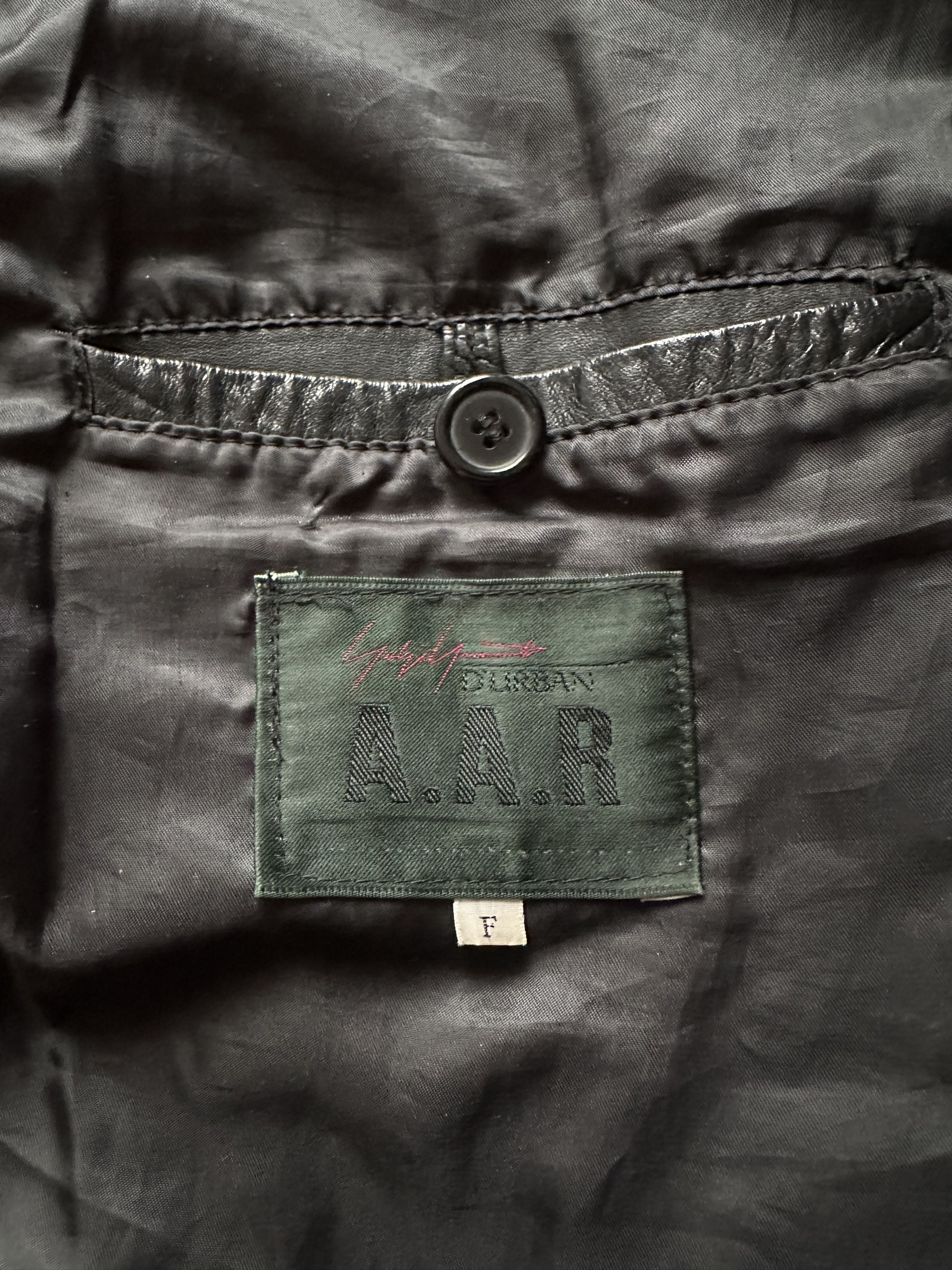 Yohji Yamamoto Yohji Yamamoto X D’urban AAR leather jacket Size US S / EU 44-46 / 1 - 3 Thumbnail