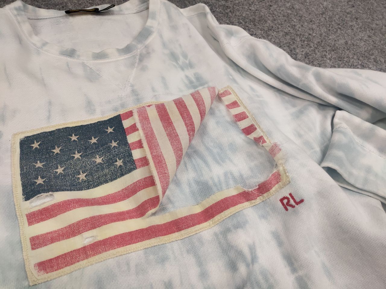 Polo Ralph Lauren Polo Ralph Lauren american flag Logo Sweatshirt Vtg Style Size M / US 6-8 / IT 42-44 - 13 Thumbnail