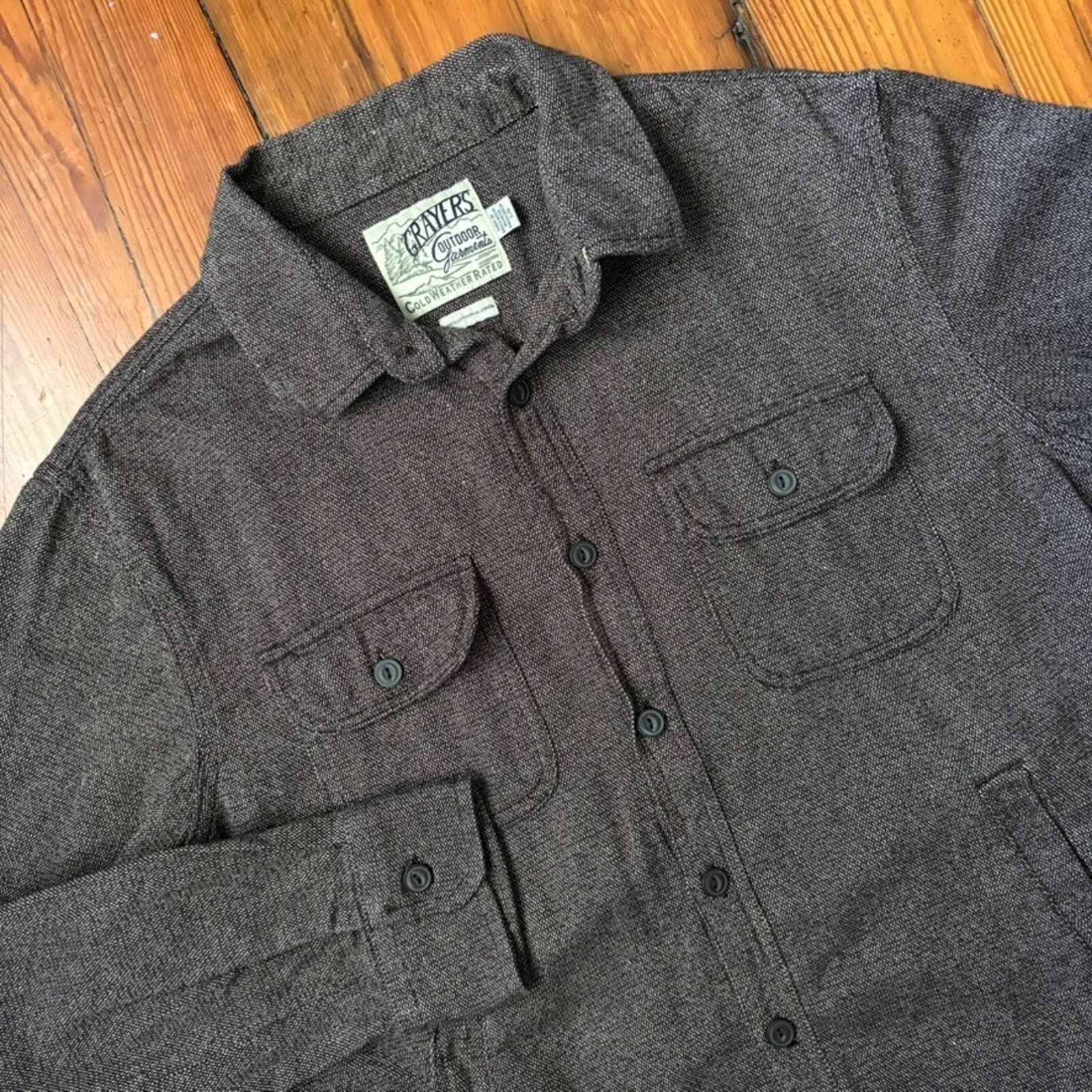 Grayers Grayer’s Outdoor Garments Shirt Jacket Men's Size L Gray Size US L / EU 52-54 / 3 - 1 Thumbnail