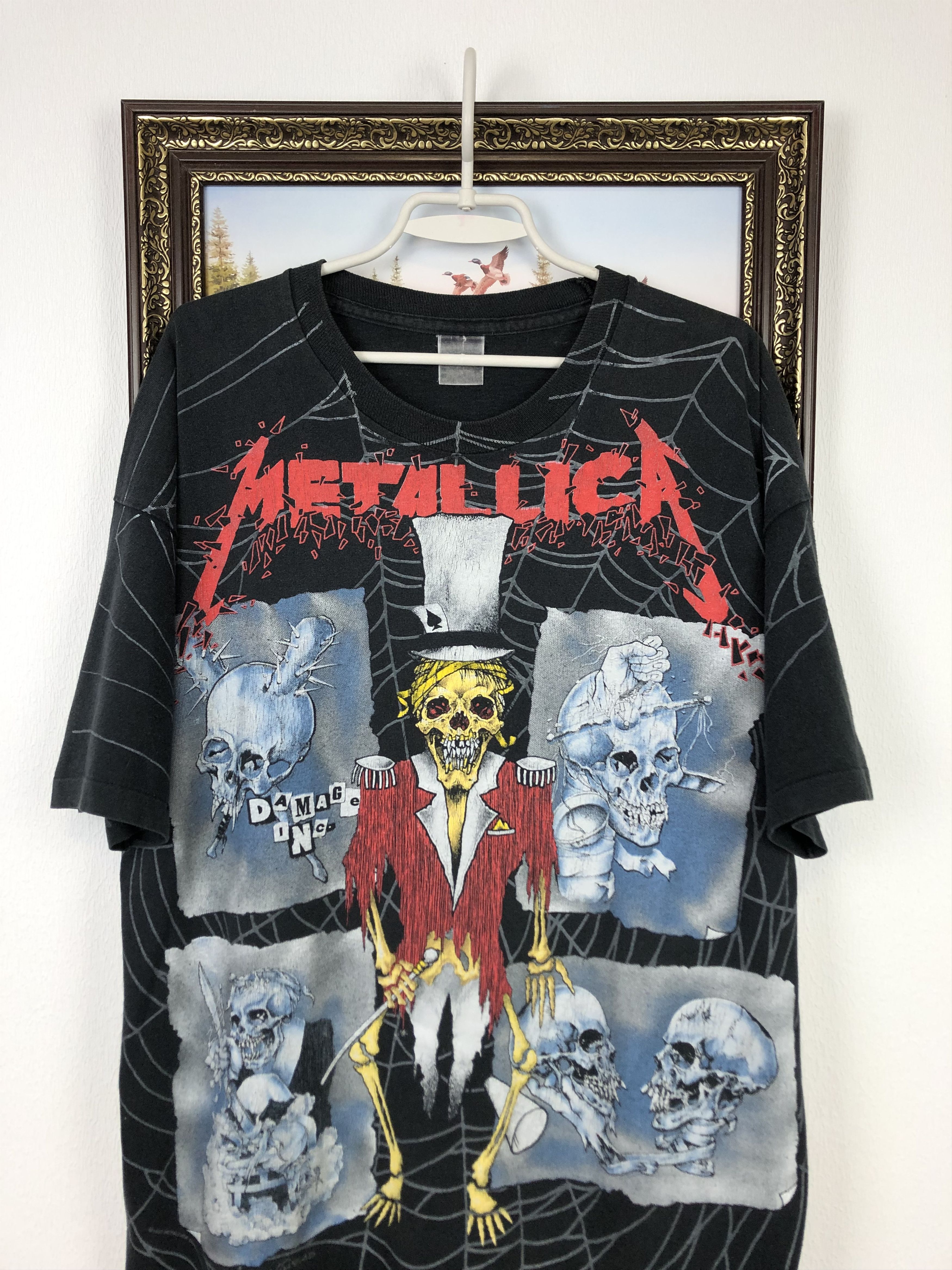 Vintage Vintage 1992 Metallica Ringmaster Pushead Shirt Tee Hype Size US L / EU 52-54 / 3 - 2 Thumbnail