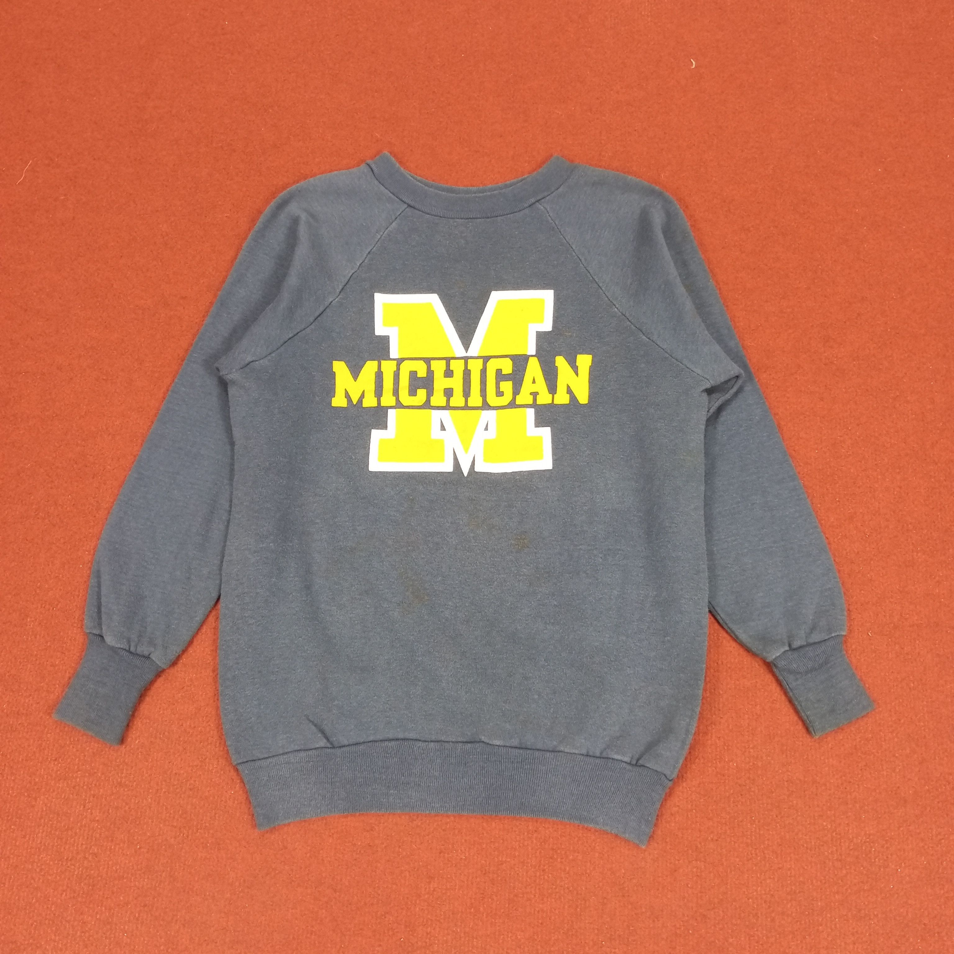 NFL × Vintage Michigan Big Design Vintage Sweatshirt Size US XS / EU 42 / 0 - 1 Thumbnail