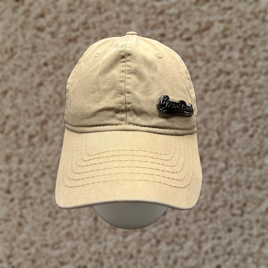 Vintage Essencial Hat Cap Strap Back Adult One Size Beige 100% Cotton Beach Hat/Cap Casual Beach Size ONE SIZE - 1 Thumbnail