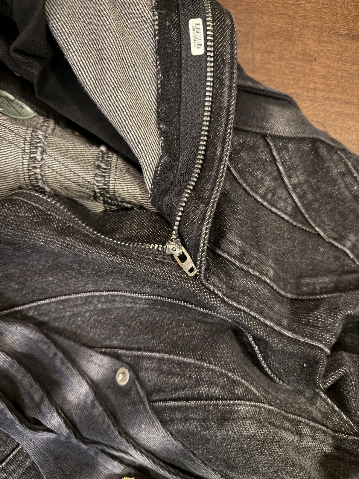 Bad Son Bad Son: CIRCUIT LAYERED DENIM PANTS Size US 32 / EU 48 - 8 Thumbnail