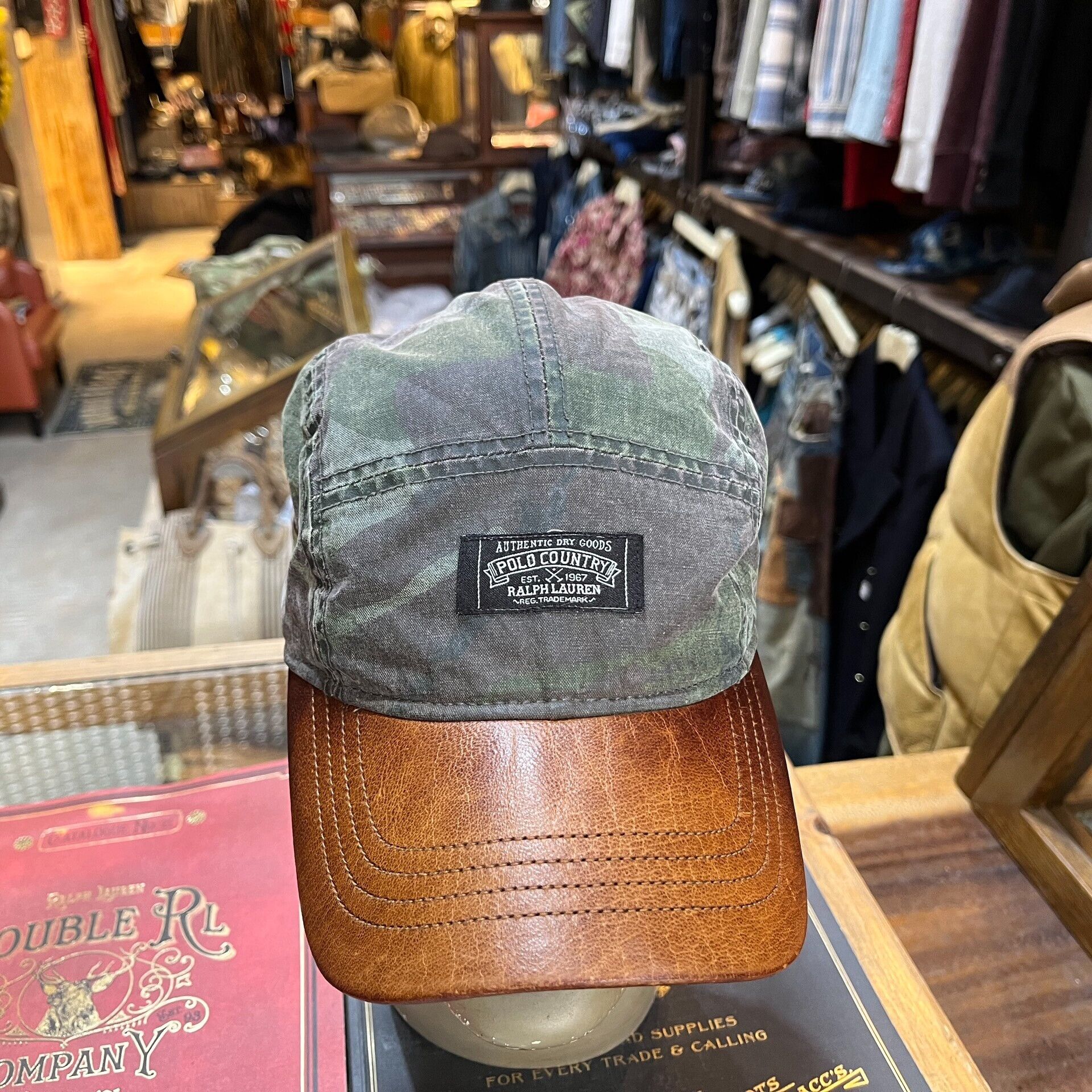 RRL Ralph Lauren Ralph Lauren Vintage Leather Hat Size ONE SIZE - 1 Thumbnail