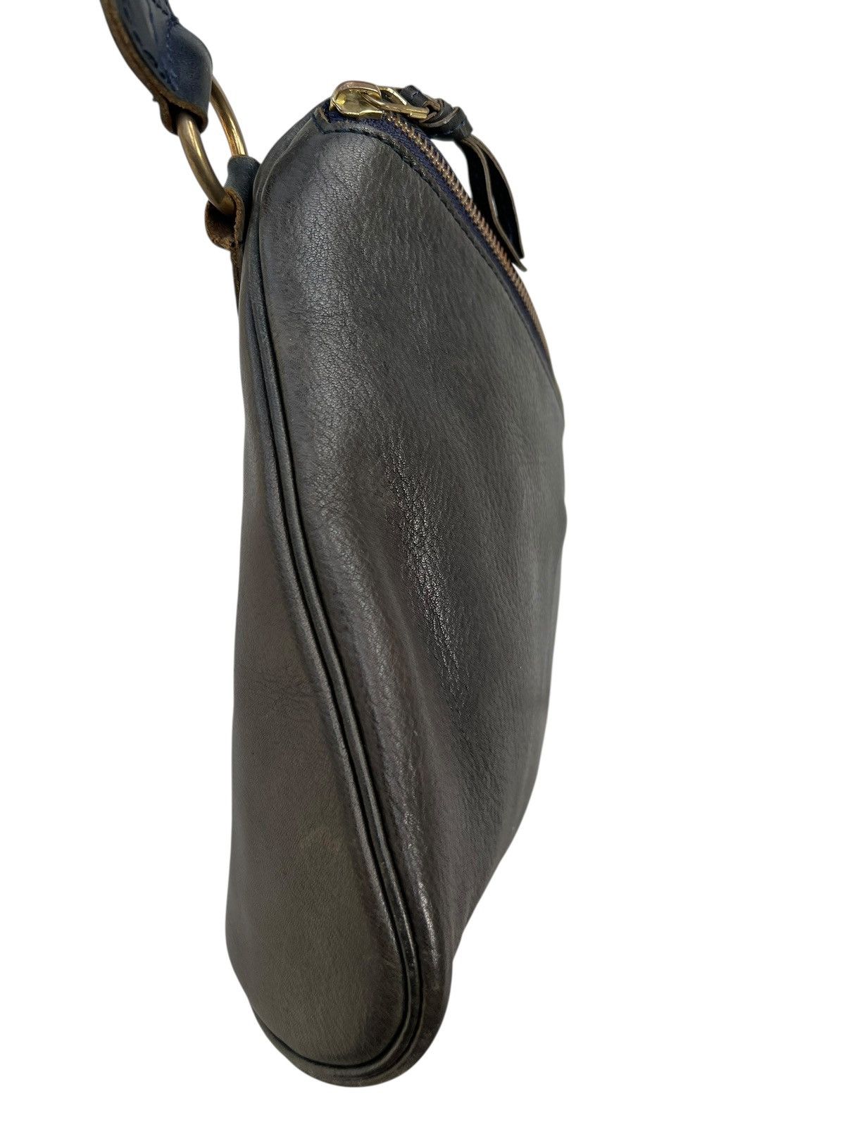 Freewheelers SLOW Japan Patina Olive Green Leather Messenger Bag Size ONE SIZE - 14 Thumbnail