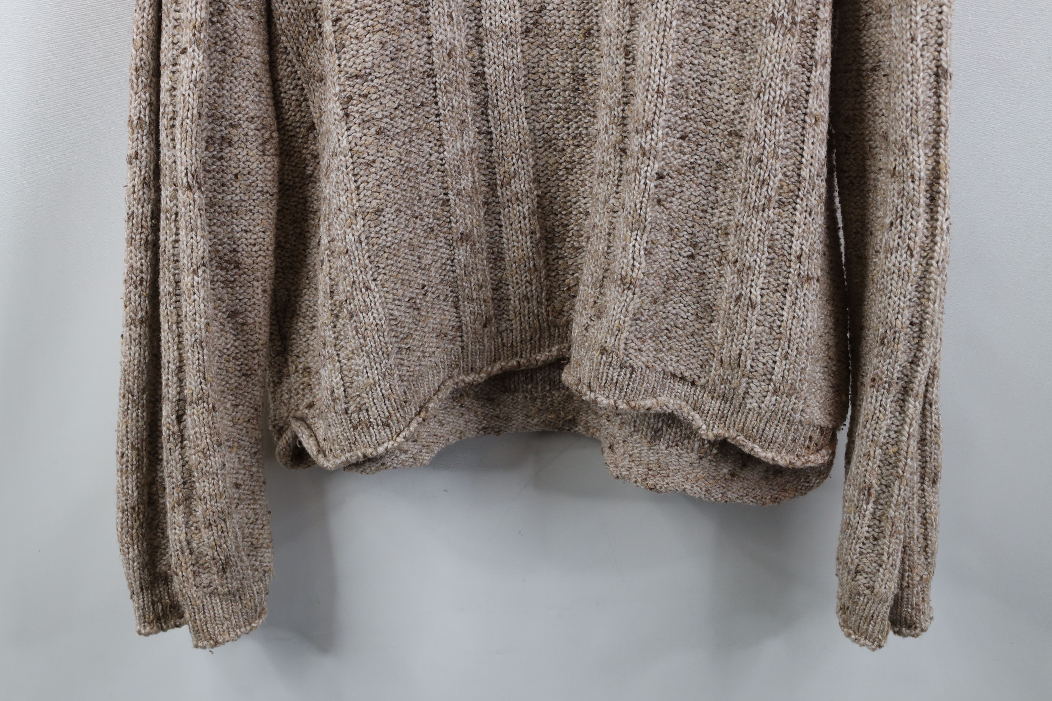 Vintage Vintage 90s Earth Tone Fleck Ribbed Mock Neck Sweater USA Size XL / US 12-14 / IT 48-50 - 10 Thumbnail