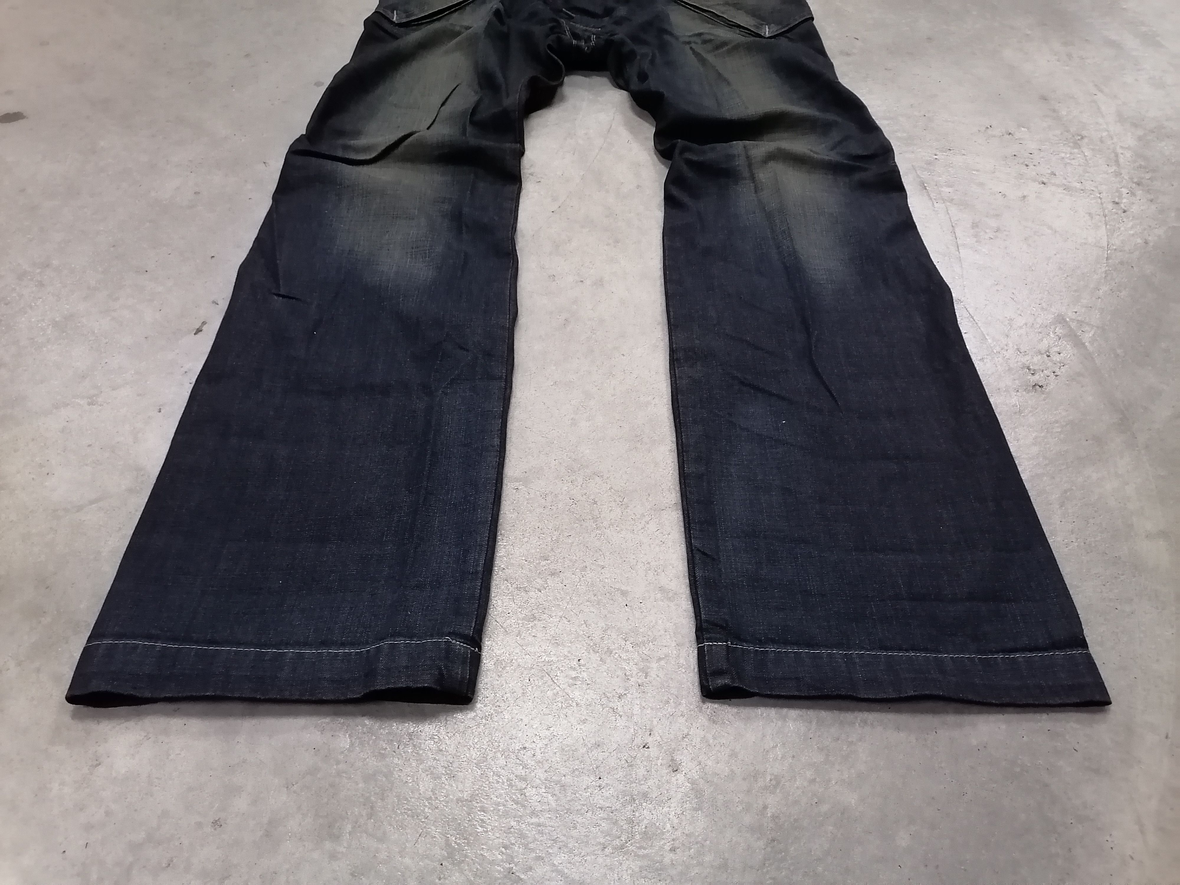 If Six Was Nine × Le Grande Bleu (L.G.B.) × Marithe + Francois Girbaud Flare Le Jean De Marithe Francois Girbaud Distressed Pants Size US 31 - 3 Thumbnail