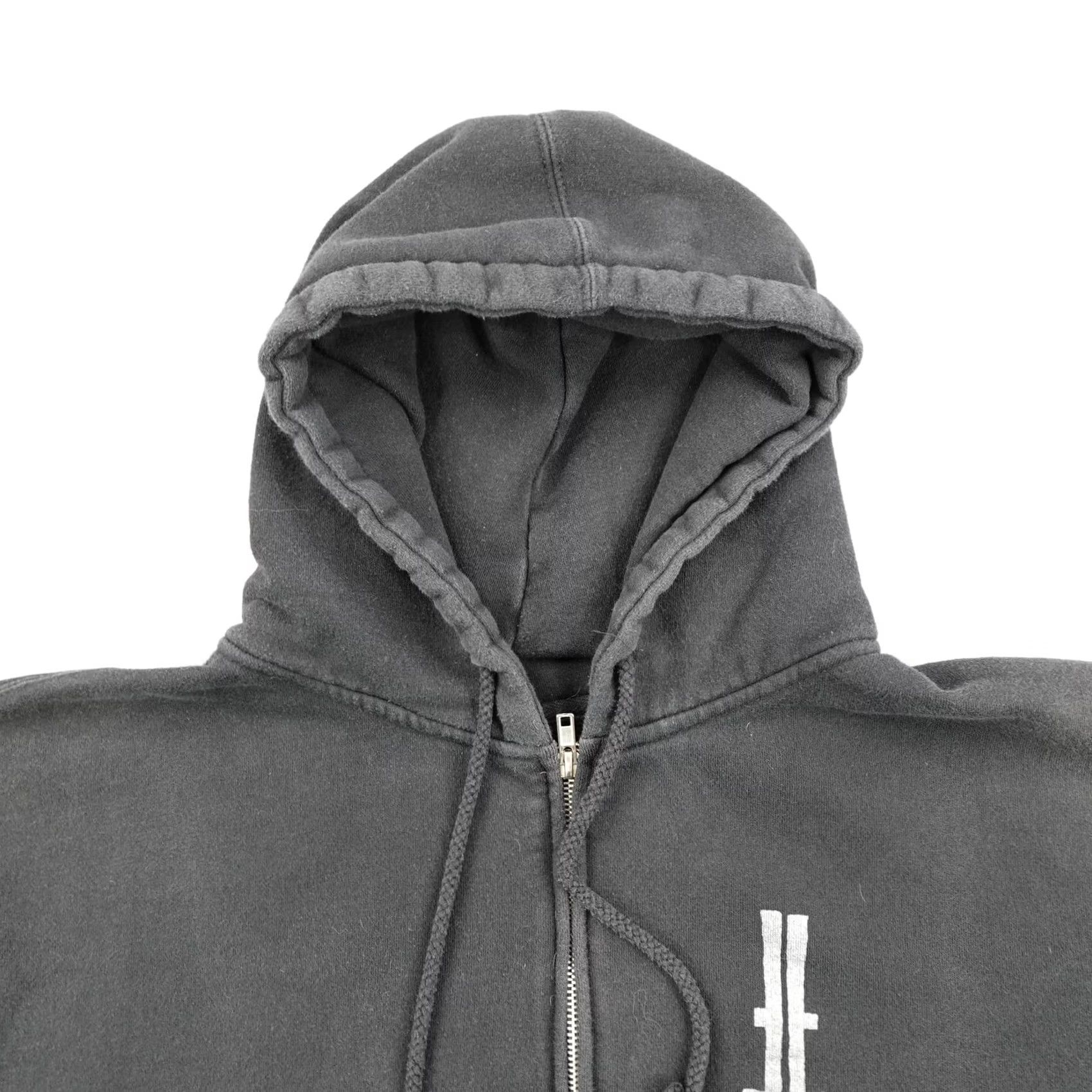 Roar VINTAGE Jawbreaker Hoodie 2XL Black Sweatshirt When It Pains It Roars Full Zip Size US XXL / EU 58 / 5 - 3 Thumbnail
