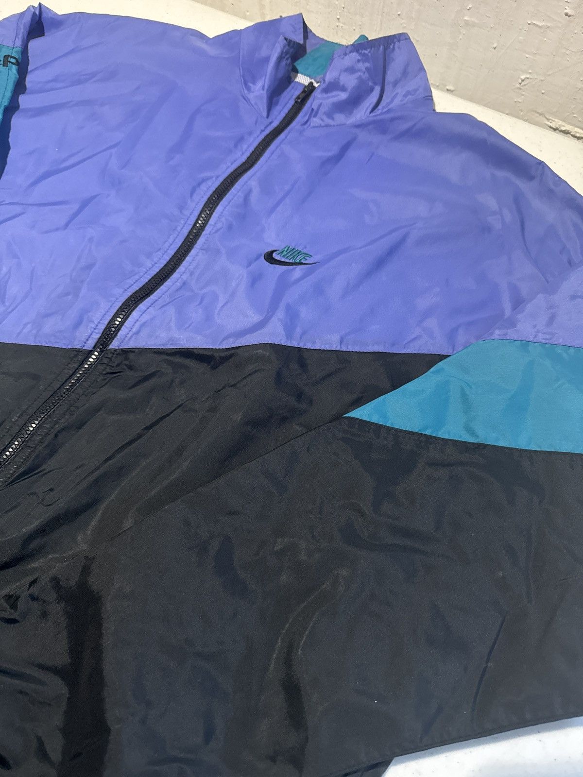 Nike Aqua Windbreaker Size US XL / EU 56 / 4 - 1 Thumbnail