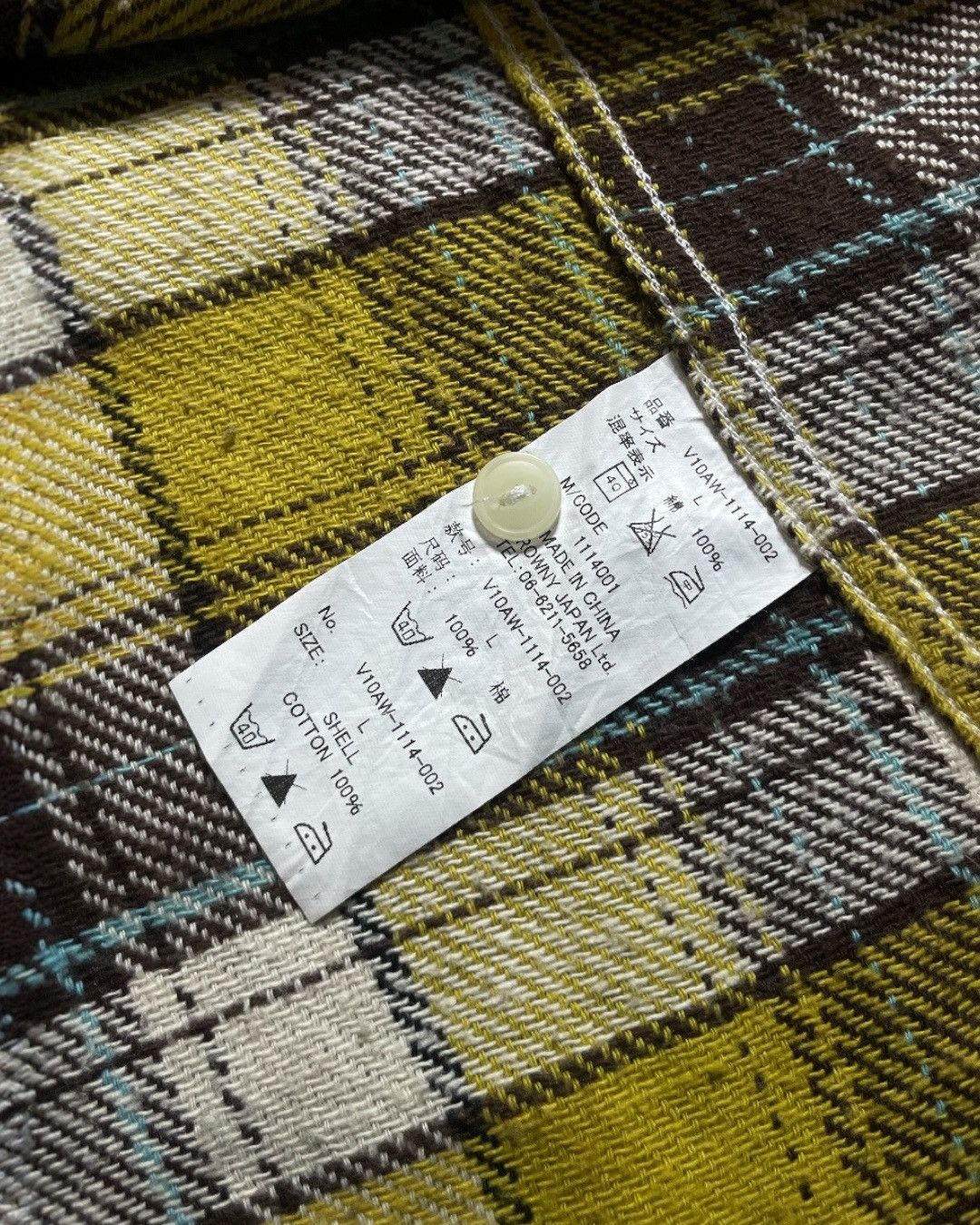 Japanese Brand FLANNEL SHIRT DOUBLE POCKET BROWNY VINTAGE SIZE L FIT M Size US L / EU 52-54 / 3 - 6 Thumbnail