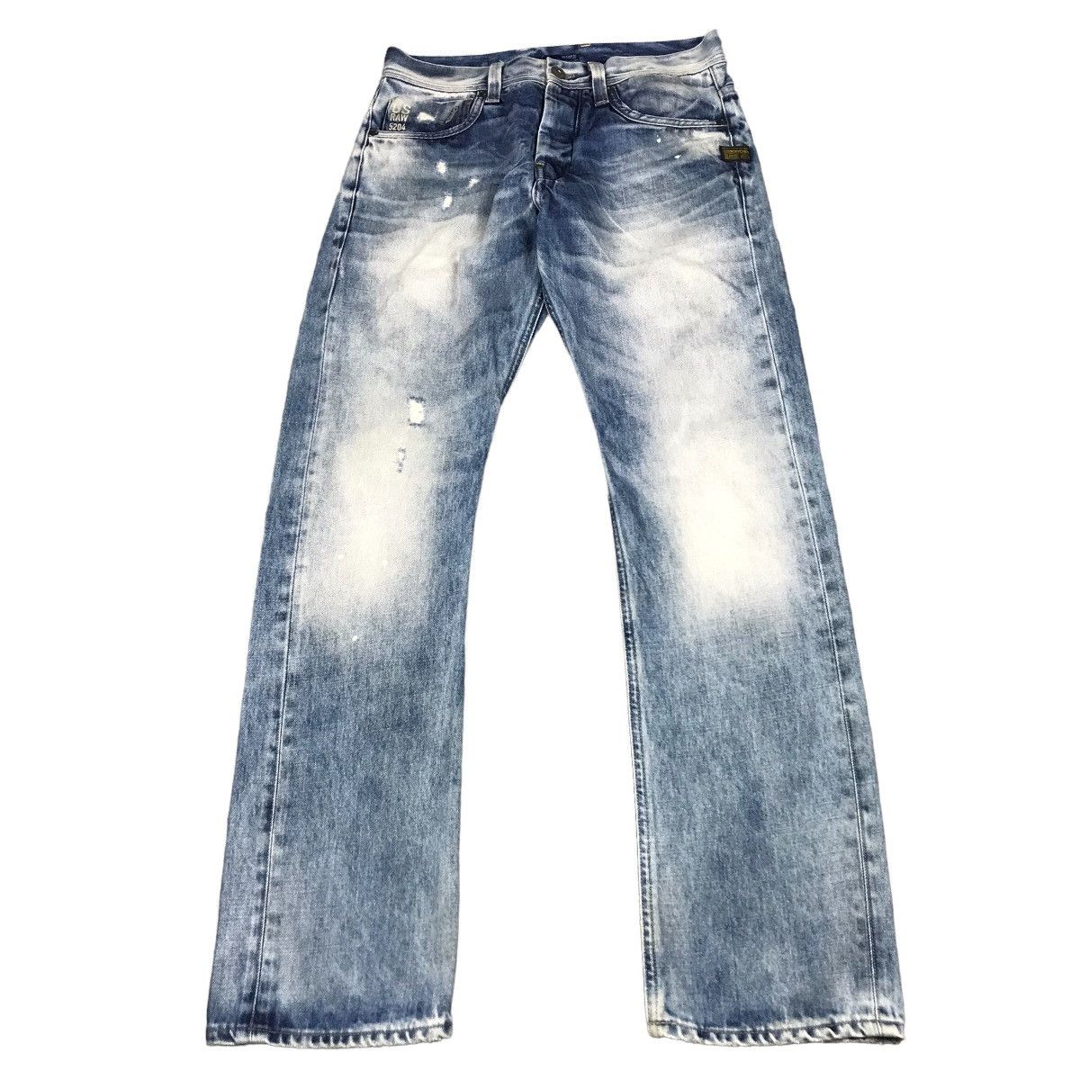 G-Star × Japanese Brand G STAR RAW DENIM BLUE FADED DENIM PANTS 144 Size US 30 / EU 46 - 1 Thumbnail
