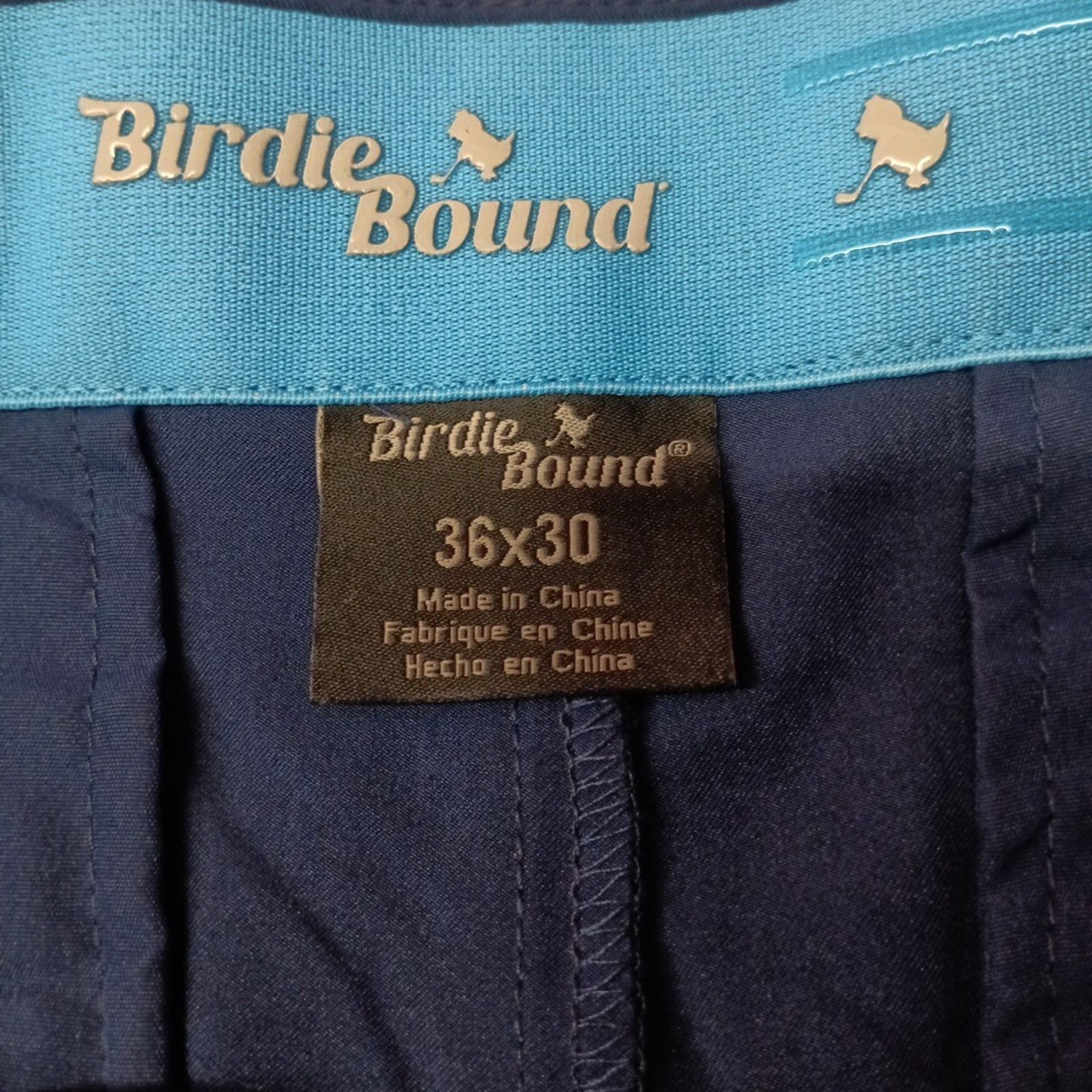 Other Birdie Bound Golf Pants Men's Size 36x30 Blue Flex Straight Size US 36 / EU 52 - 7 Thumbnail