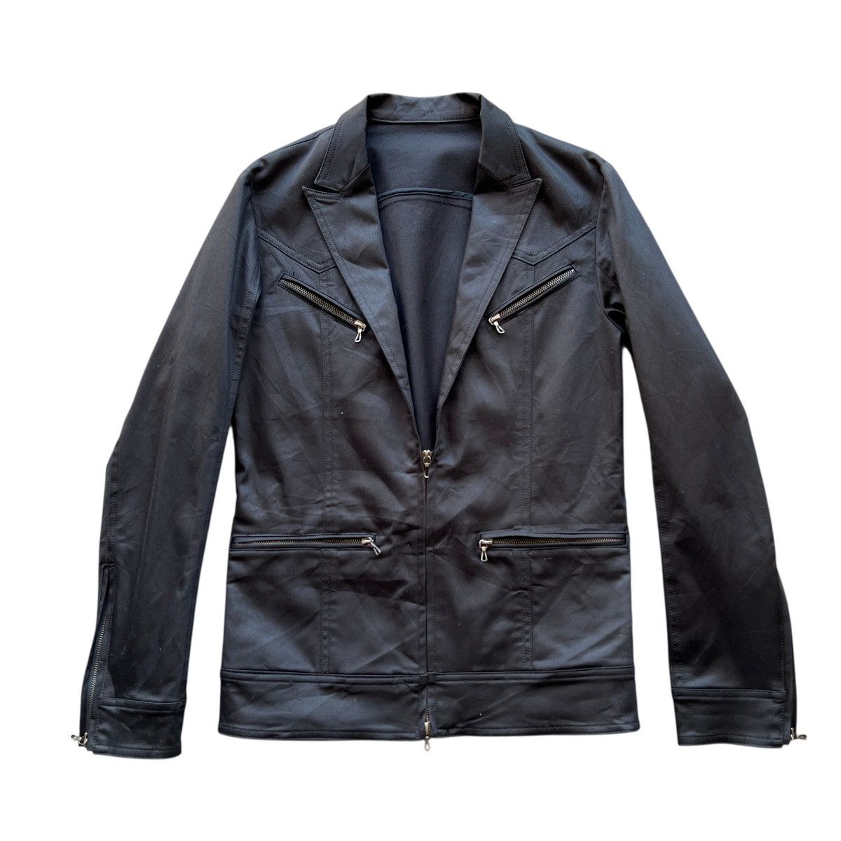 Shellac 🔥 Shellac Zipper EmoGoth Jacket Made In Japan - Size S Size US S / EU 44-46 / 1 - 2 Thumbnail