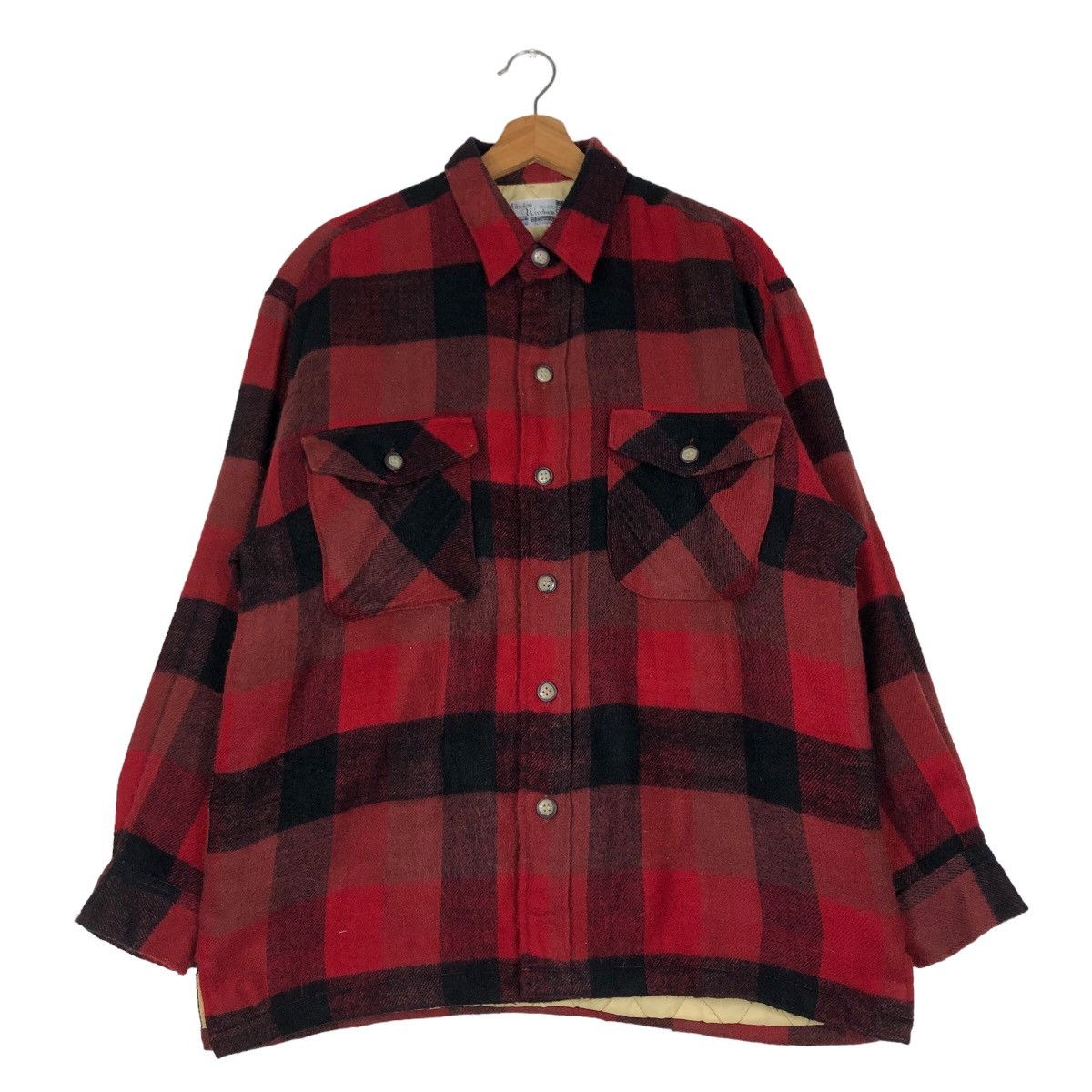 Japanese Brand 🔥Vintage Alaskan Woodman Shirt Jacket Wool Tartan Design Size US M / EU 48-50 / 2 - 1 Thumbnail