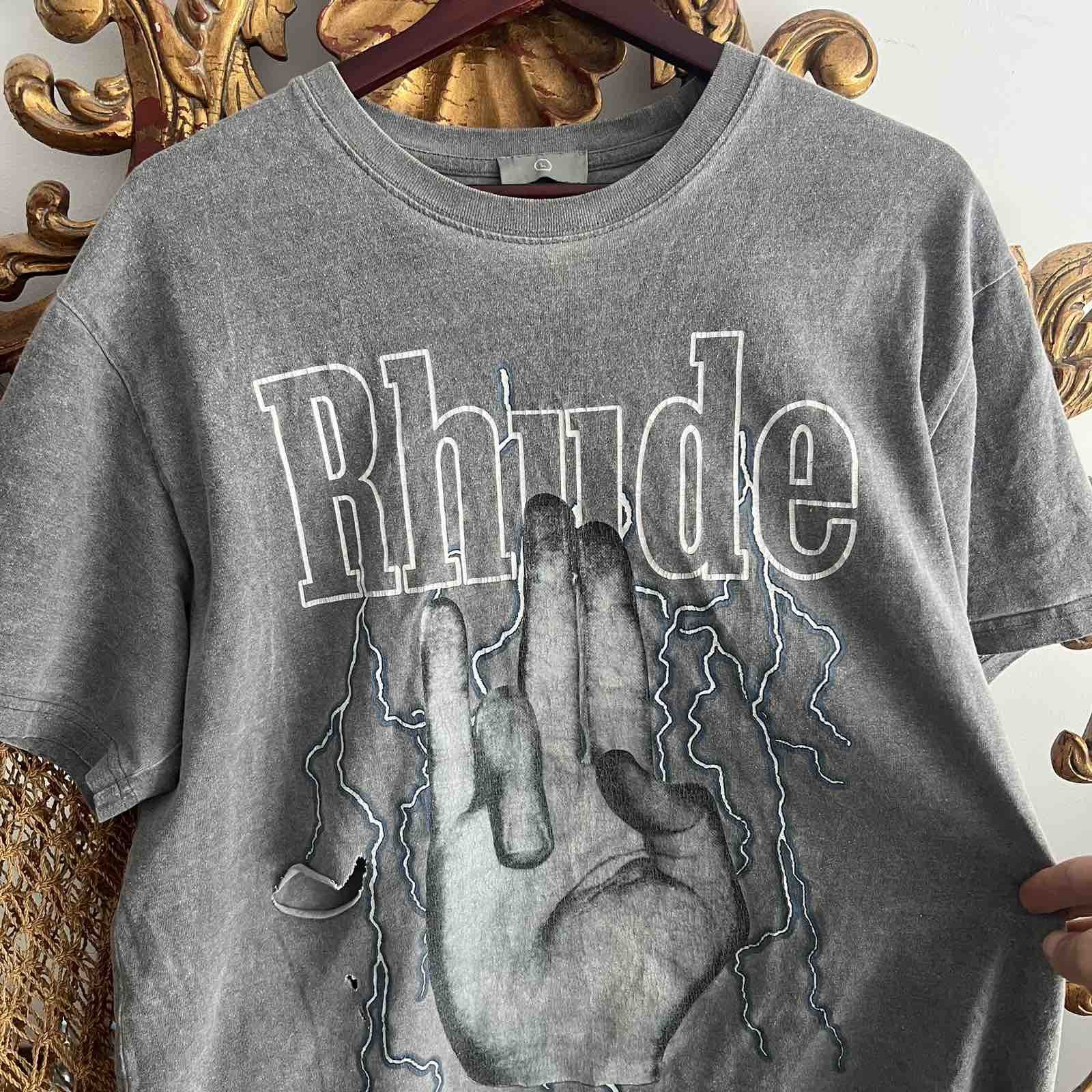 Other Like Rhude Hand Tee Sz L Size US L / EU 52-54 / 3 - 6 Thumbnail
