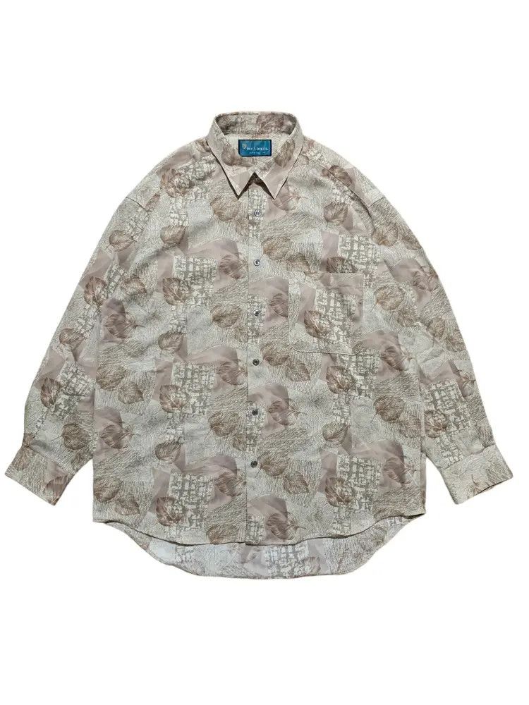 Japanese Brand Doux douce all of printed vintage silk shirt japan made Size US M / EU 48-50 / 2 - 1 Thumbnail