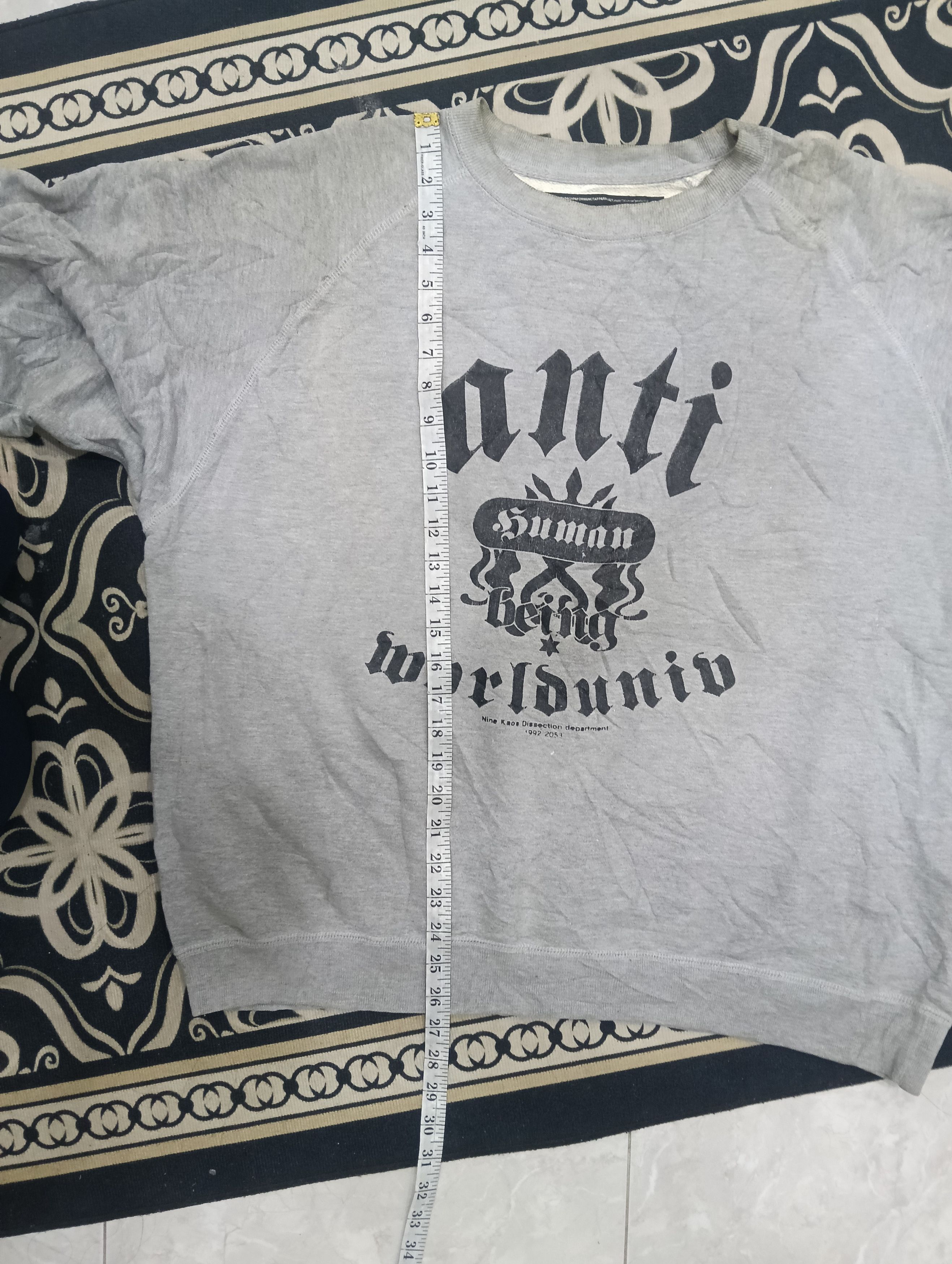 Number (N)ine Number nine X Invinciblearmurda Sweatshirt Size US XXL / EU 58 / 5 - 12 Thumbnail