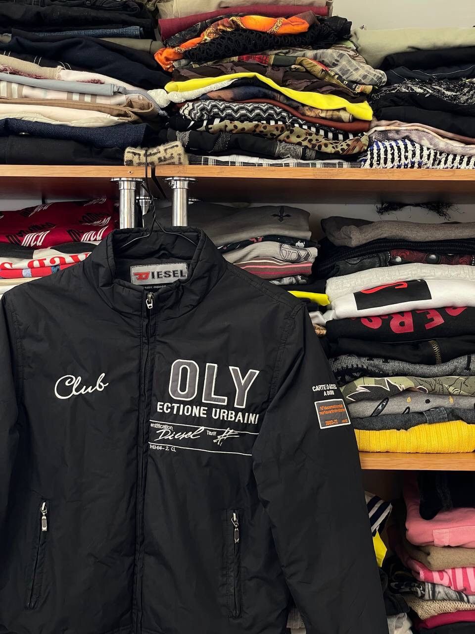 Diesel × Vintage Diesel Vintage Y2K Bomber Nylon Jacket Size M / US 6-8 / IT 42-44 - 4 Thumbnail
