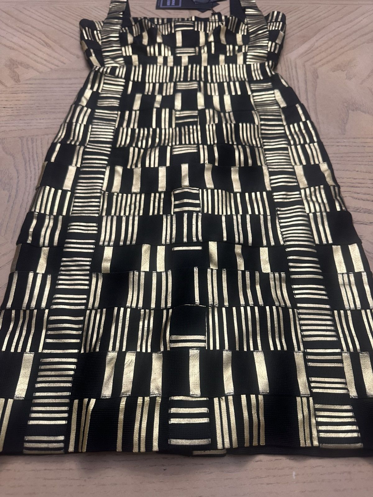 Herve Leger Herve Leger Teresa foiled dress Size XS / US 0-2 / IT 36-38 - 6 Thumbnail