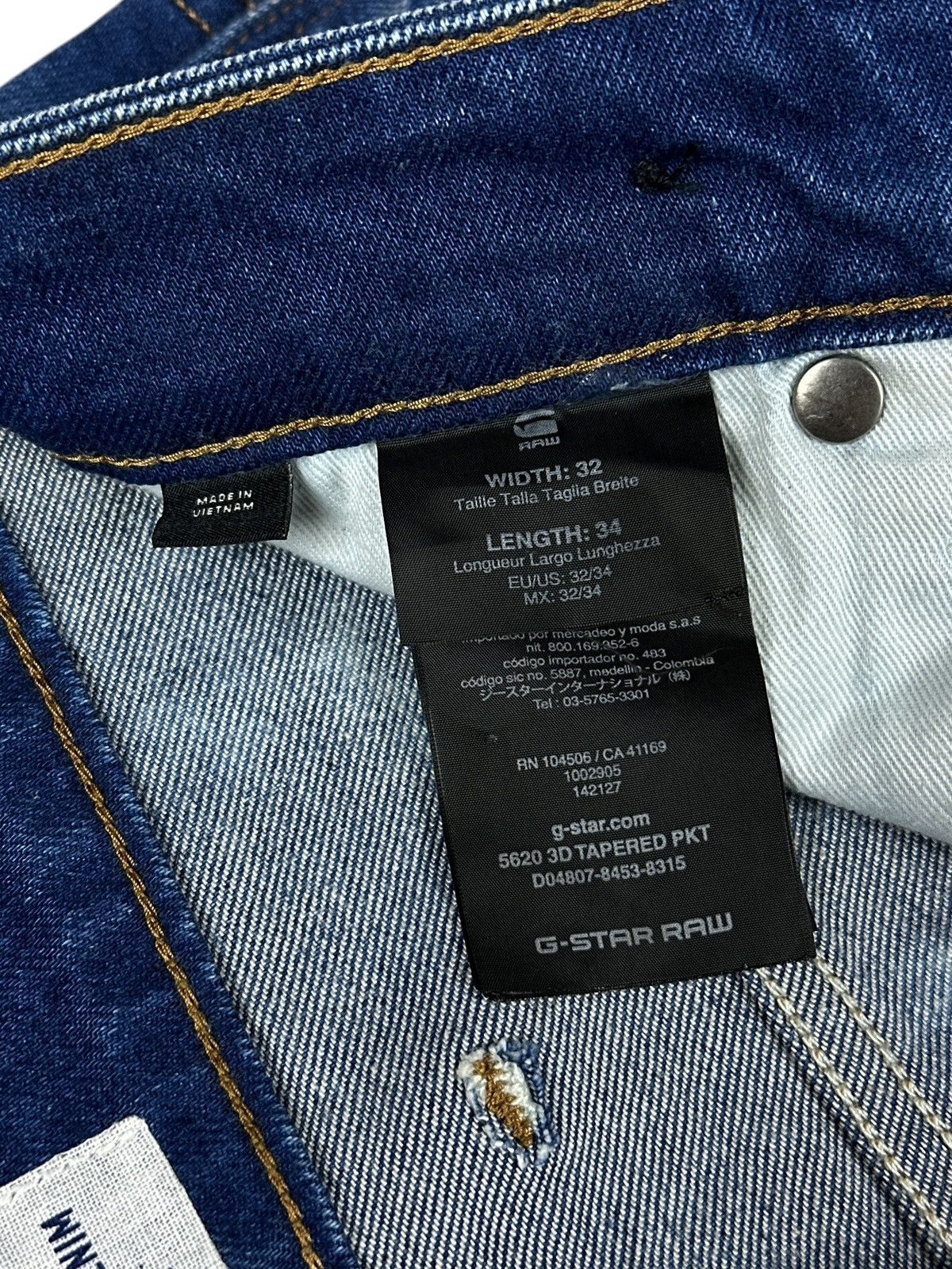 G-Star NWT🏷️ G-Star Raw 5620 3D Tapered Pkt Jeans Men’s Size W32 L34 Size US 32 / EU 48 - 9 Thumbnail