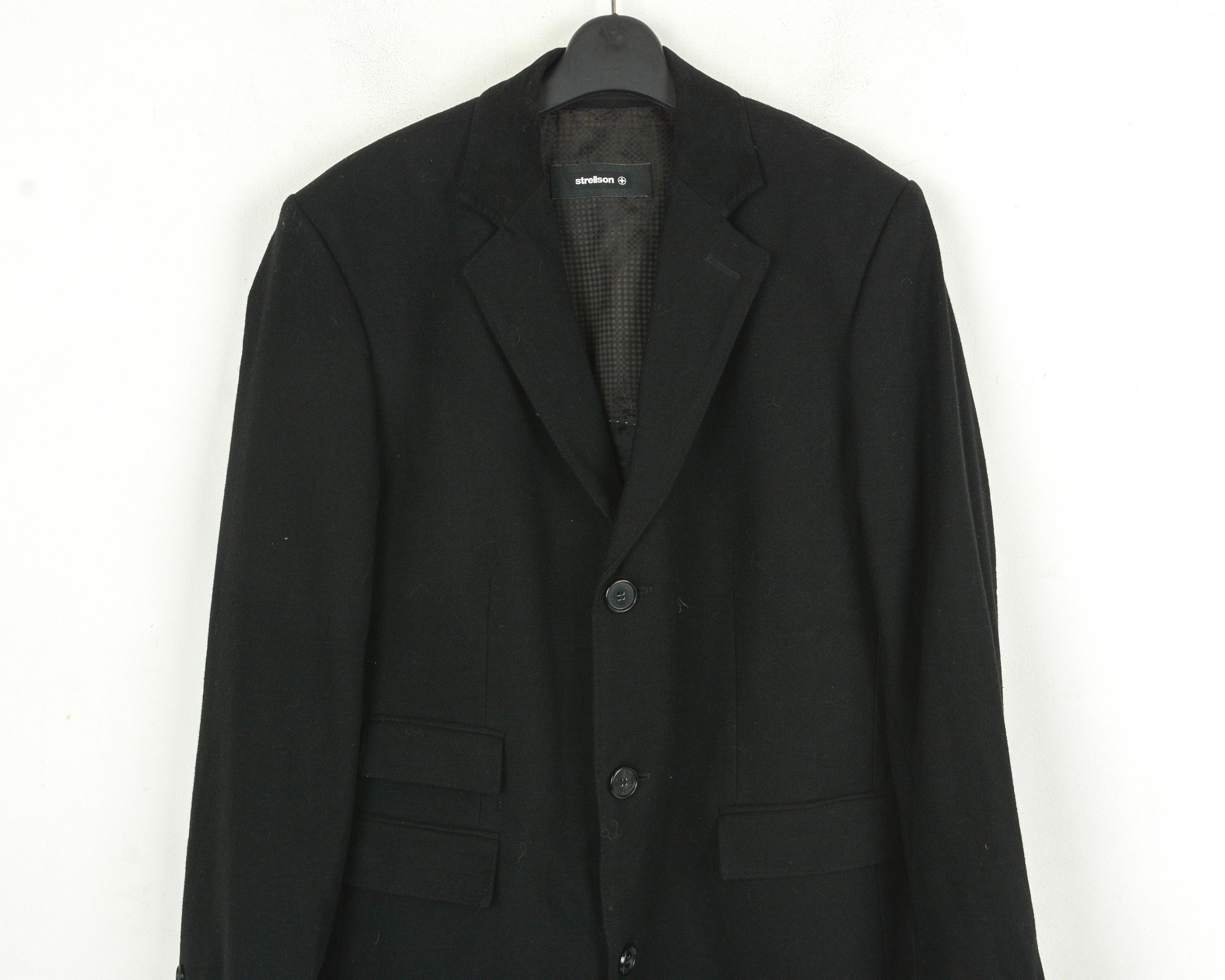 Strellson Men 38 US Jacket Car Over Coat Windbreaker EU 48 Formal Wool Size US S / EU 44-46 / 1 - 3 Thumbnail