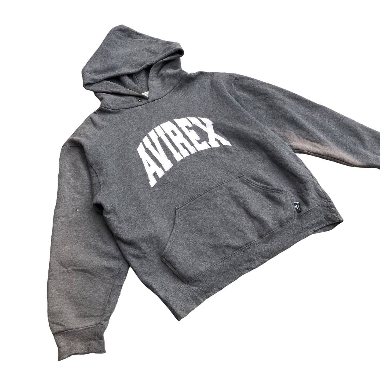 Avirex AVIREX SPELLOUT DISTRESSED SUNFADED HOODIE Size US L / EU 52-54 / 3 - 3 Thumbnail
