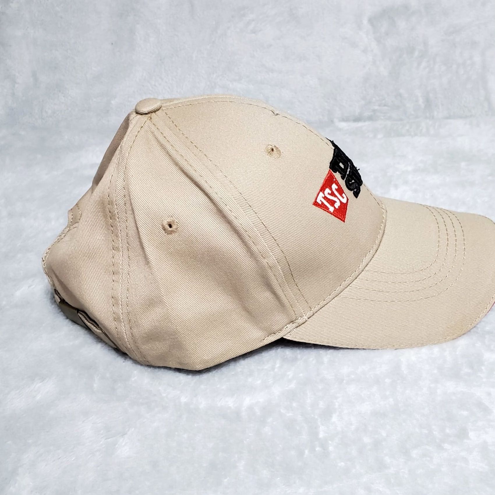 Vintage Tractor Supply Co. Hat Men's Beige Cotton Adjustable Strapback Cap One Size Size ONE SIZE - 7 Thumbnail