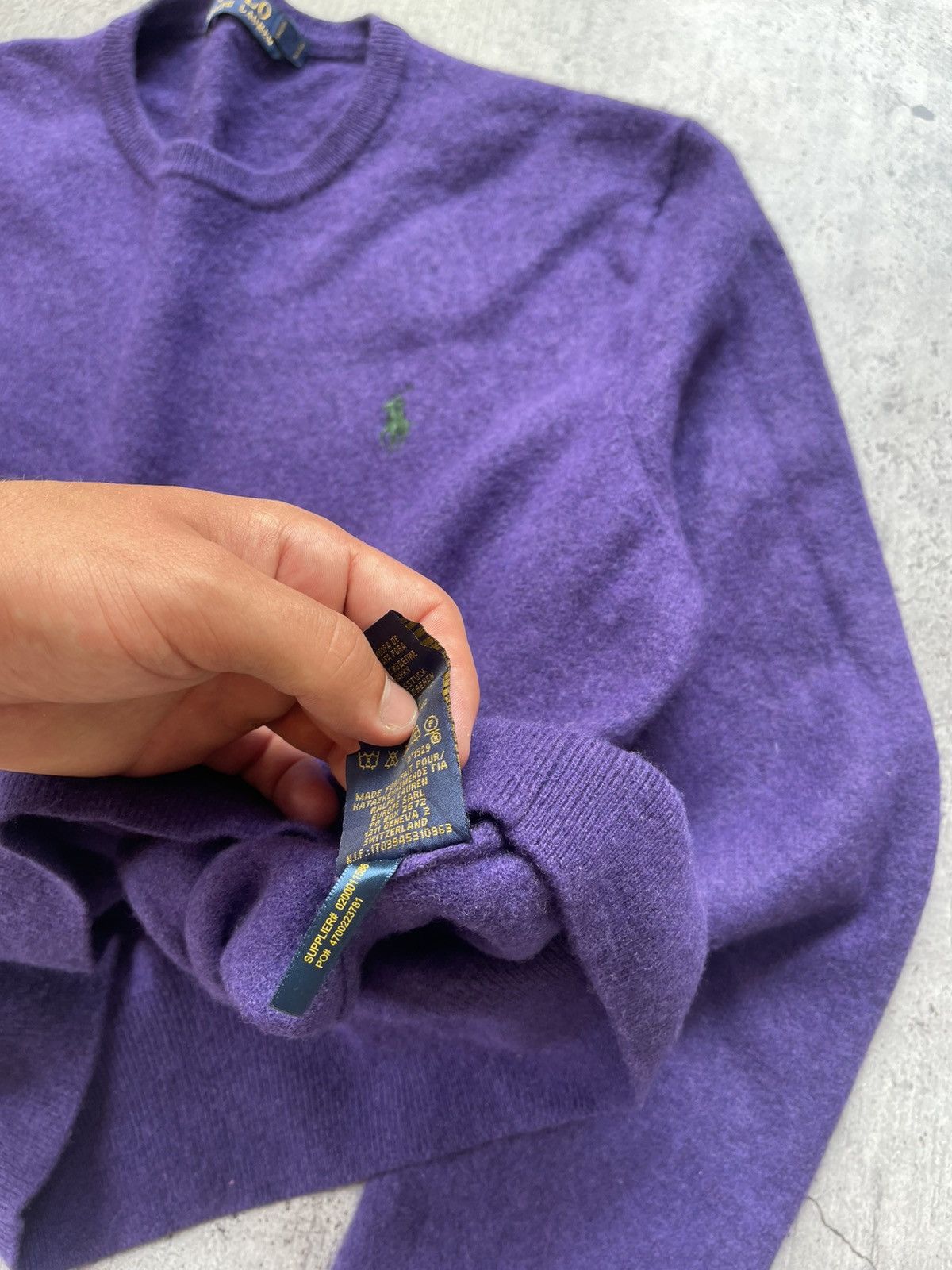 Polo Ralph Lauren Vintage Polo Ralph Lauren Woman Wool Knitted Sweater Size US XS / EU 42 / 0 - 5 Thumbnail