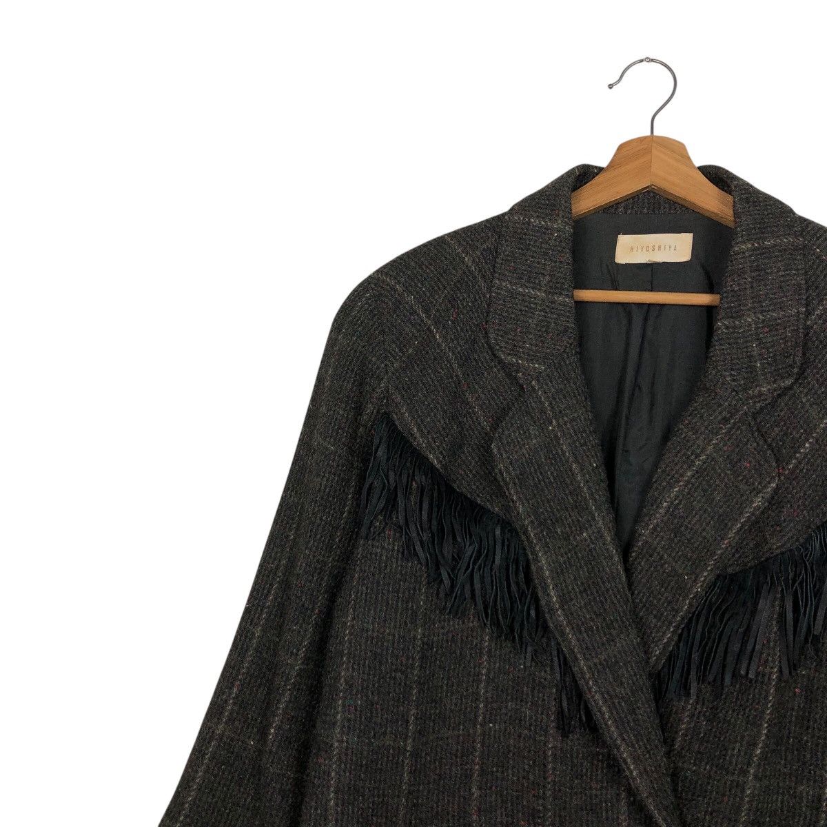 Japanese Brand 📌Wool Jacket Boro Design Western Hiyoshiya Issey Miyake Size US M / EU 48-50 / 2 - 8 Thumbnail