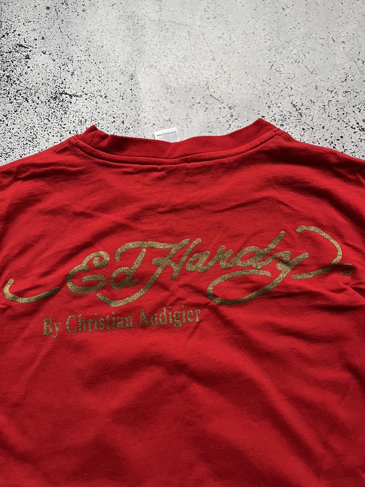 Ed Hardy Vintage Ed Hardy By Christian Audigier T-shirt Big Logo Tee Size US M / EU 48-50 / 2 - 10 Thumbnail