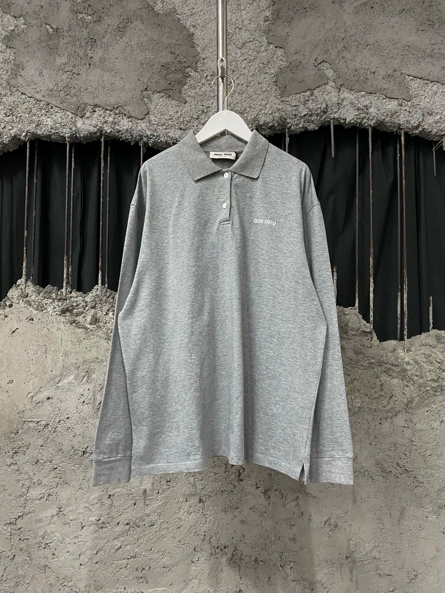 Miu Miu MIU MIU 25 Polo Long-Sleeve XS NEW Size XS / US 0-2 / IT 36-38 - 1 Thumbnail