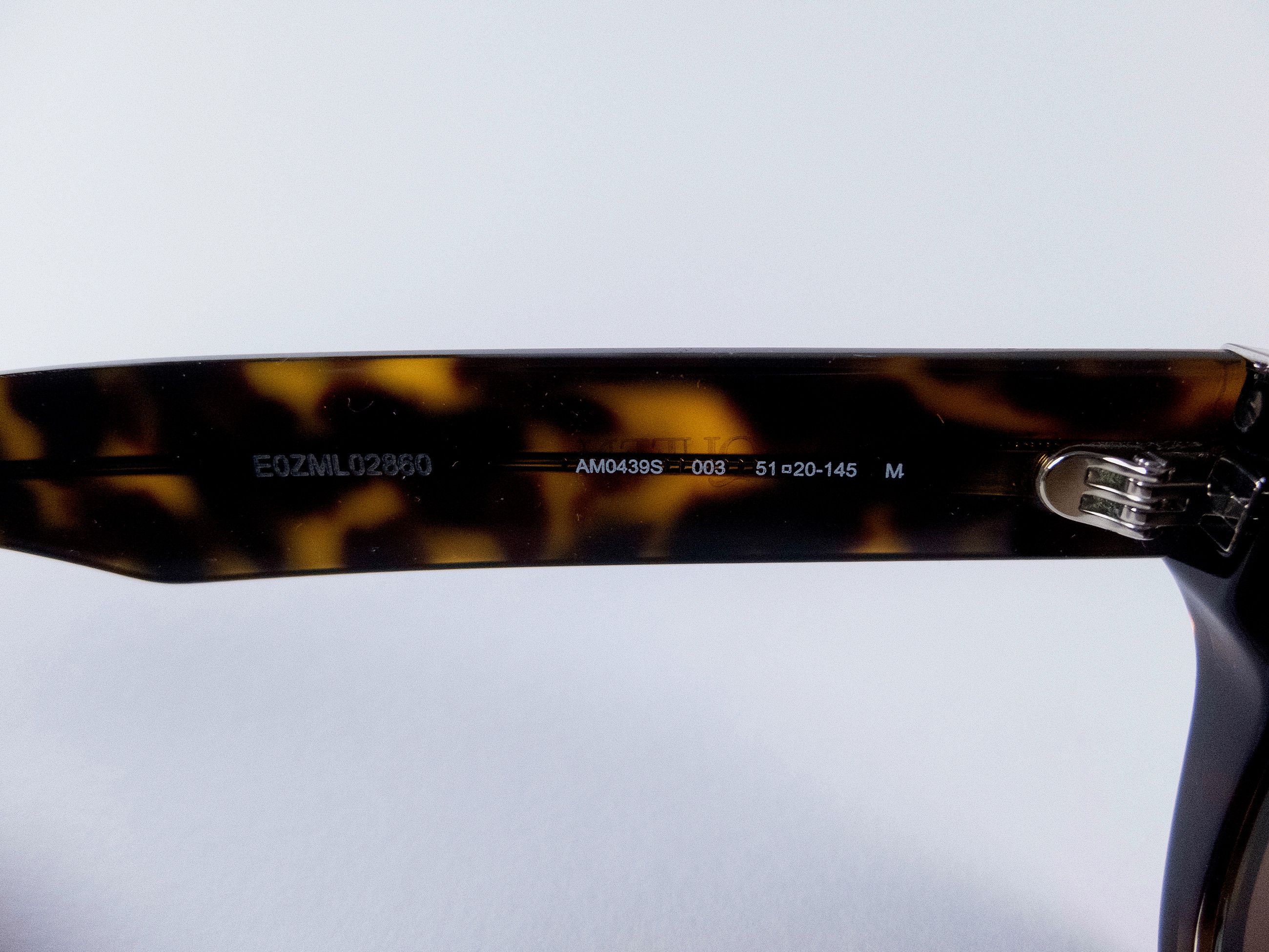Alexander McQueen ALEXANDER MCQUEEN Punk Rivet tortoise shell sunglasses Size ONE SIZE - 9 Thumbnail