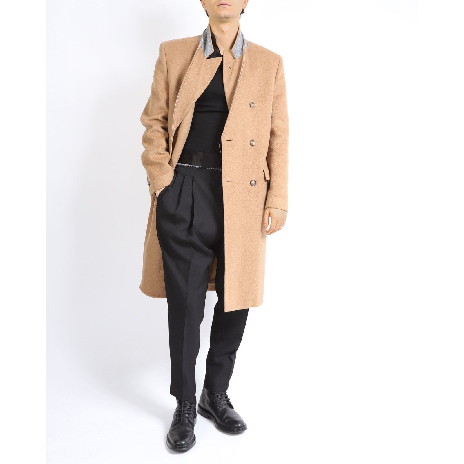 Maison Margiela H&M X Margiela Deconstruced Coat in Camel Wool Size US M / EU 48-50 / 2 - 5 Thumbnail
