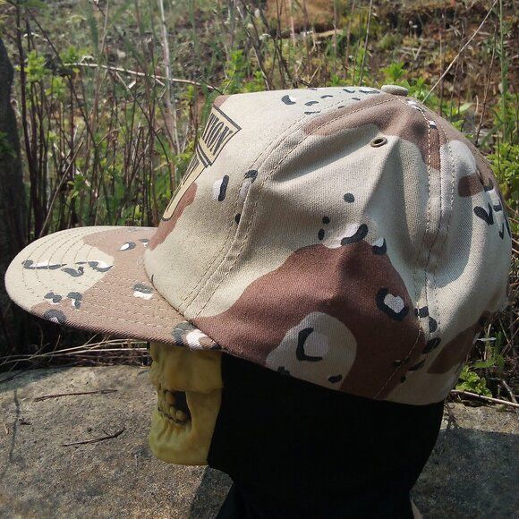 Vintage NWT DS Operation Desert Storm Camouflage Snap Back Hat Size ONE SIZE - 2 Thumbnail