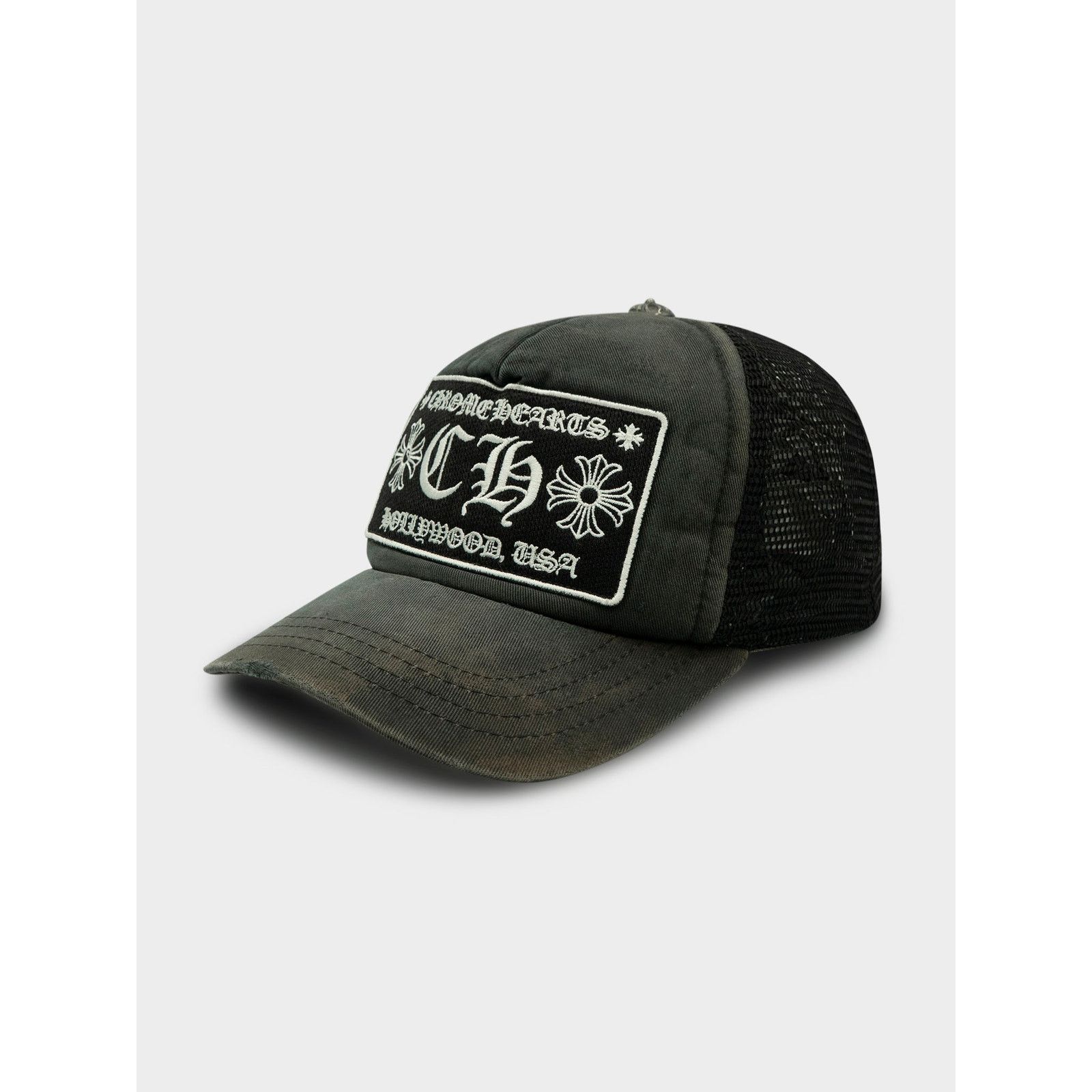 Chrome Hearts Vintage Black Trucker Hat Size ONE SIZE - 2 Thumbnail
