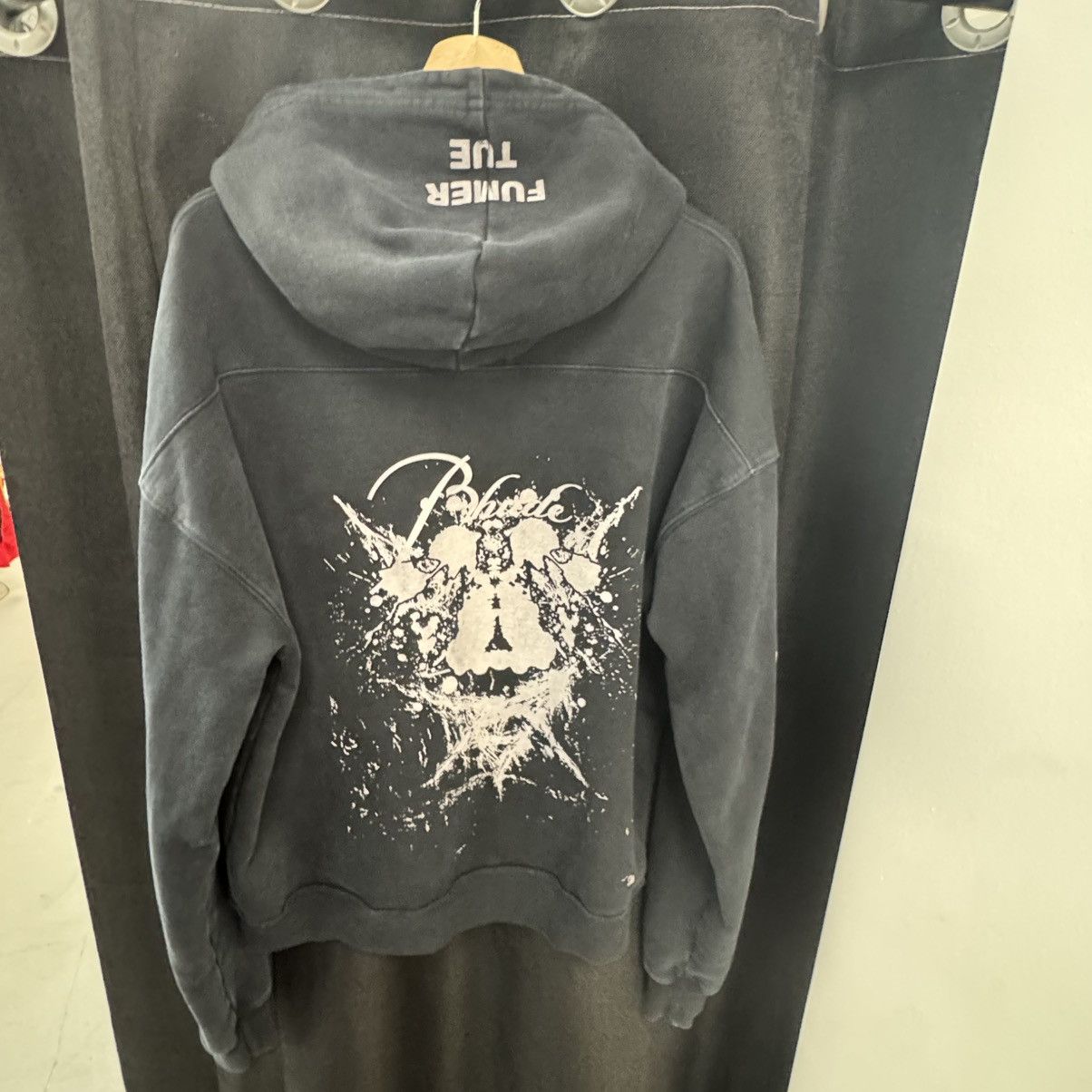 Rhude Rhude Rhacer 3 Checkerd Hoodie Black Size US XS / EU 42 / 0 - 2 Thumbnail
