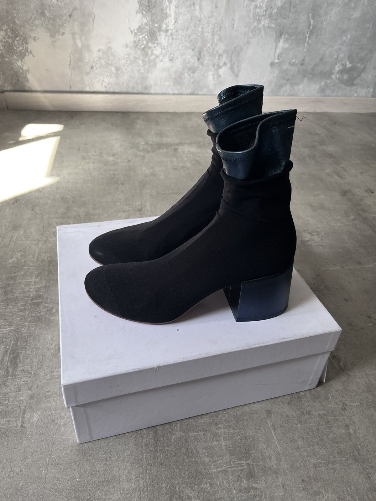 Maison Margiela Maison Margiela MM6 Faux Leather Socks Ankle heels Size US 9 / IT 39 - 1 Thumbnail