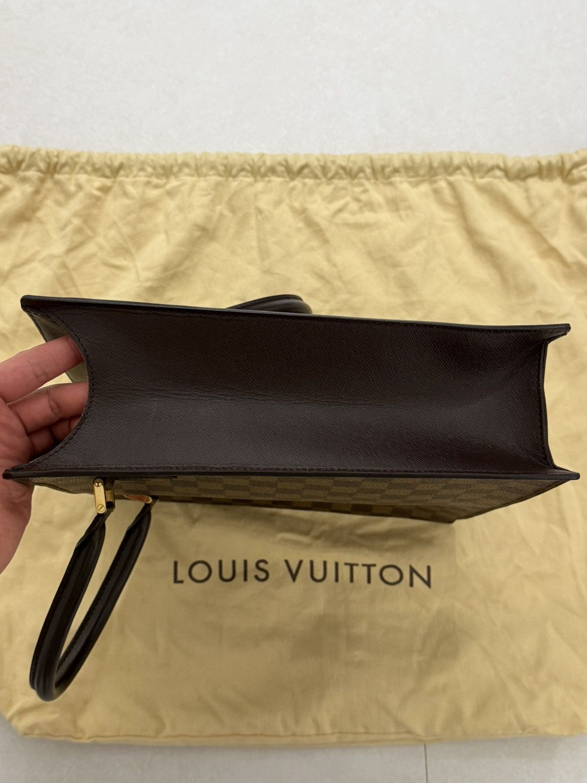 Louis Vuitton Louis Vuitton Damier Ebene Sac Plat Size ONE SIZE - 7 Thumbnail