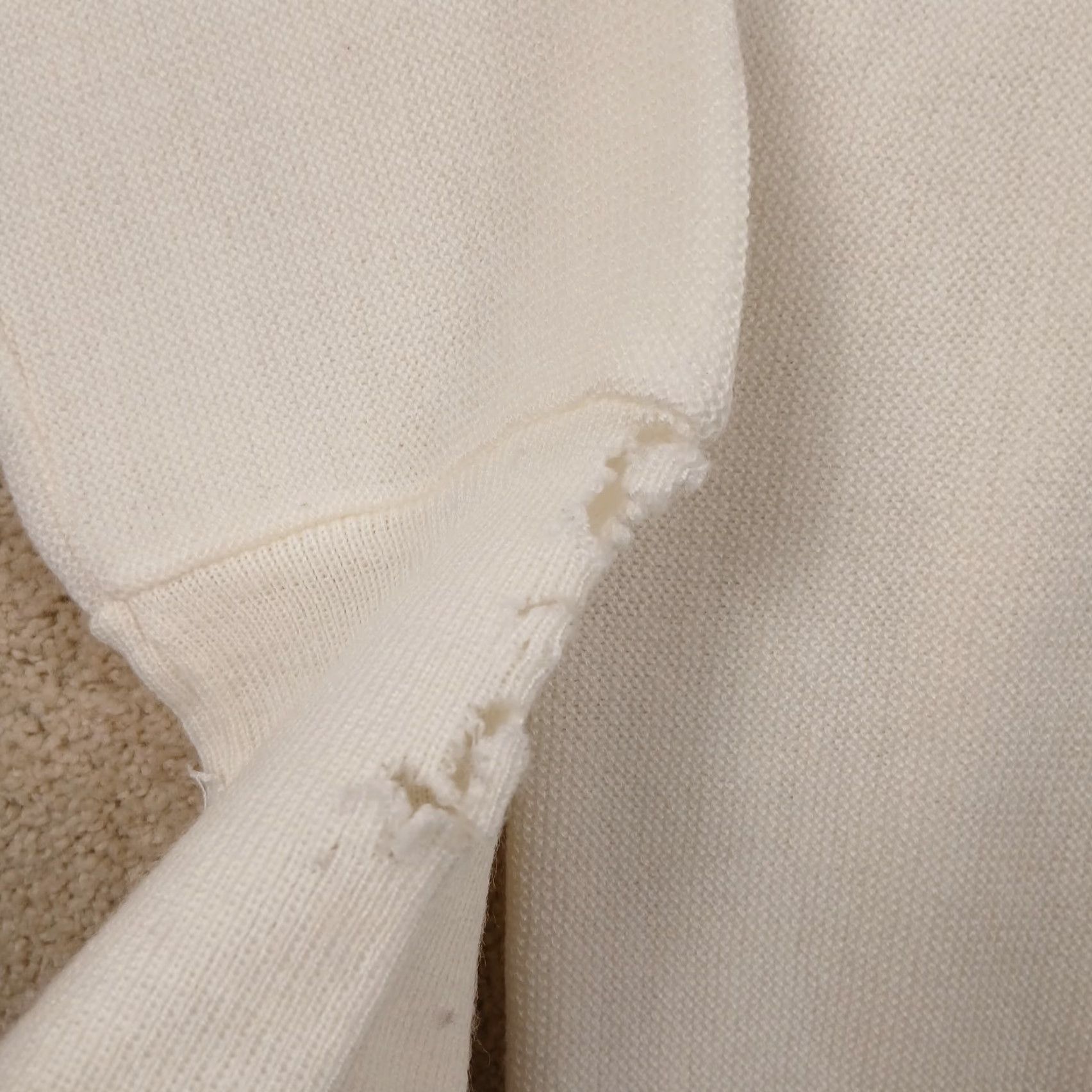 Izod VINTAGE Izod Cardigan Sweater Mens XL Extra Large White Acrylic 80s Size US XL / EU 56 / 4 - 6 Thumbnail