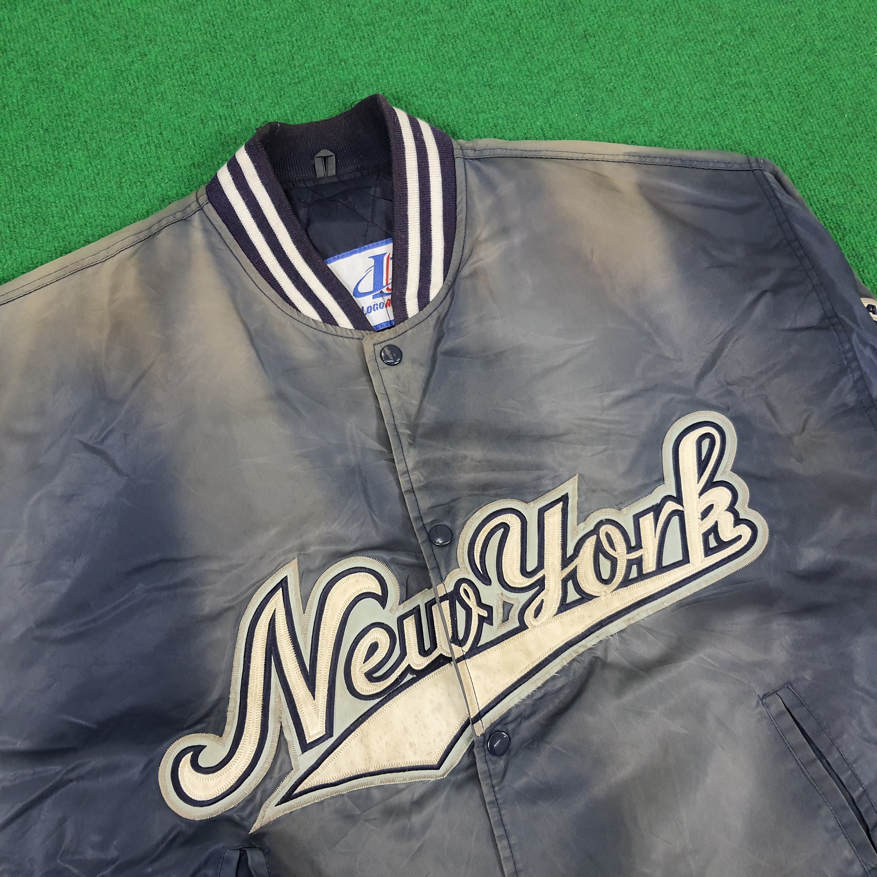 MLB × Vintage Vintage New York Baseball MLB Varsity Jacket Size US XL / EU 56 / 4 - 2 Thumbnail