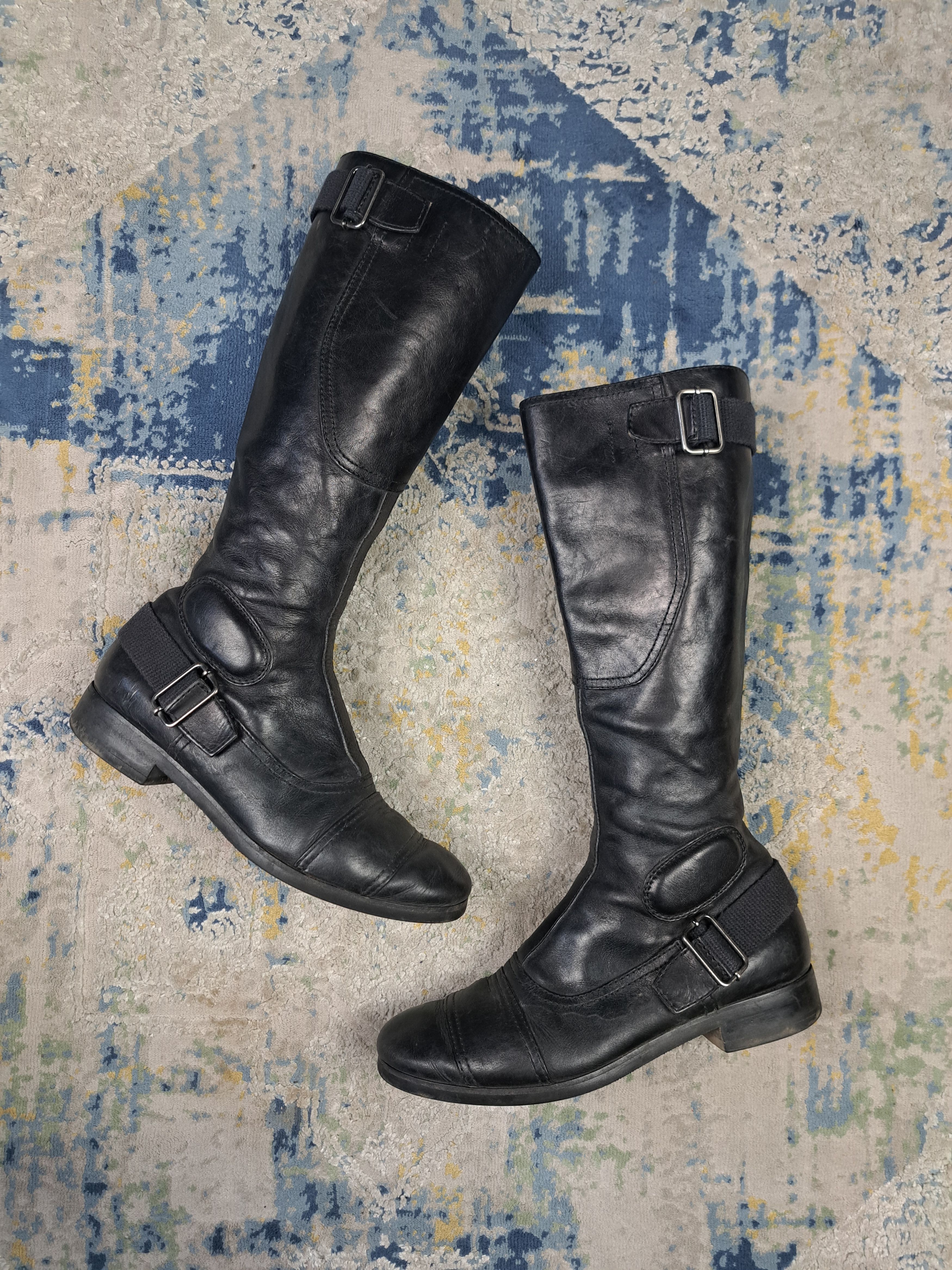 Miu Miu Miu Miu High Boots Leather Archive Designer Luxury High End Size US 7.5 / IT 37.5 - 3 Thumbnail