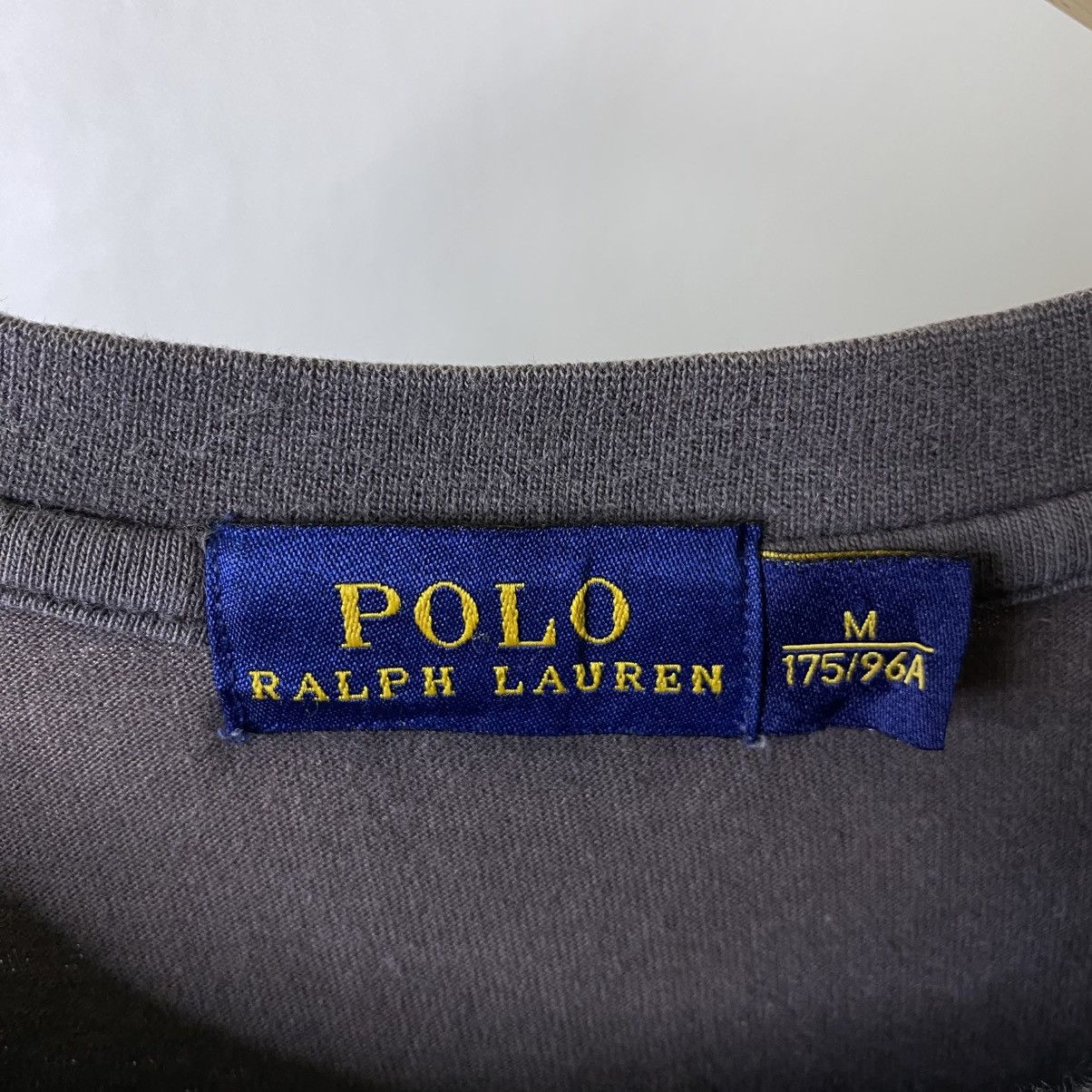 Polo Ralph Lauren Vintage Polo Ralph Lauren Embroidered Big Pony Sunfaded Tee Size US L / EU 52-54 / 3 - 4 Thumbnail