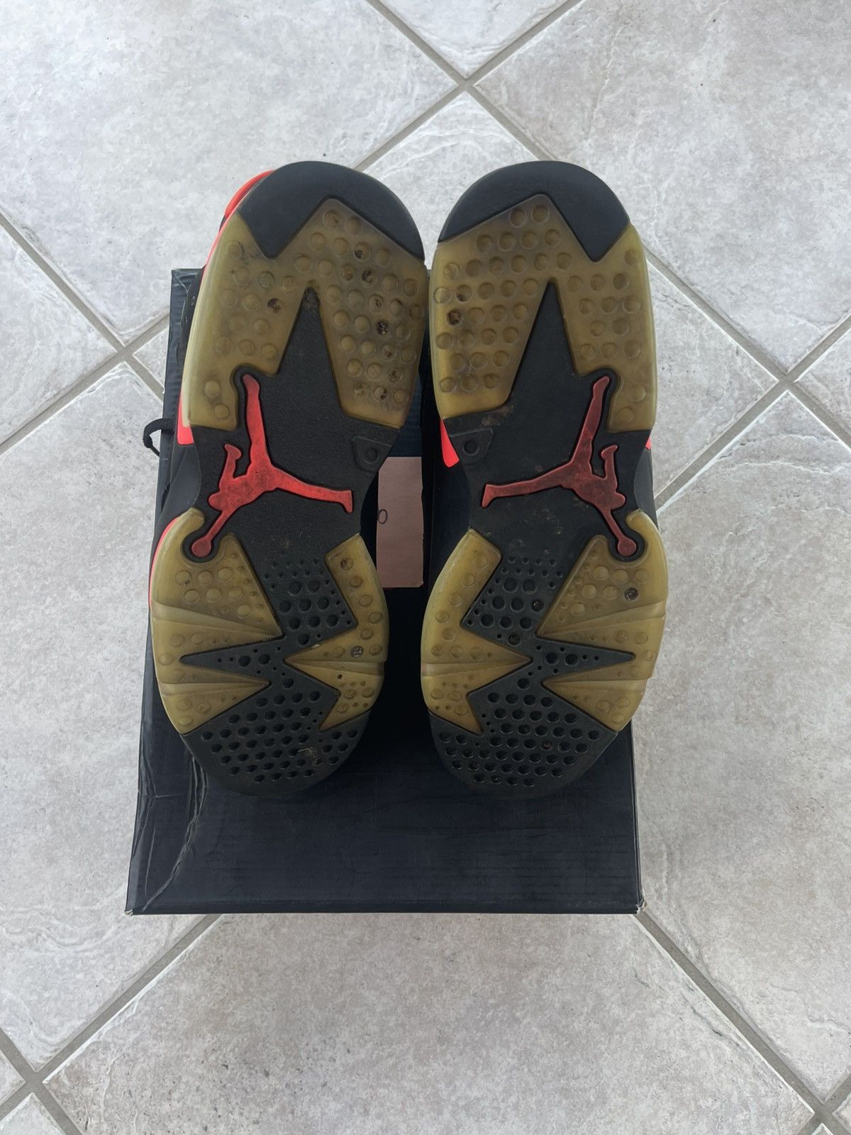 Jordan Brand Air Jordan 6 Retro Infrared Black 2014 ($220+Market) Size US 8 / EU 41 - 7 Thumbnail