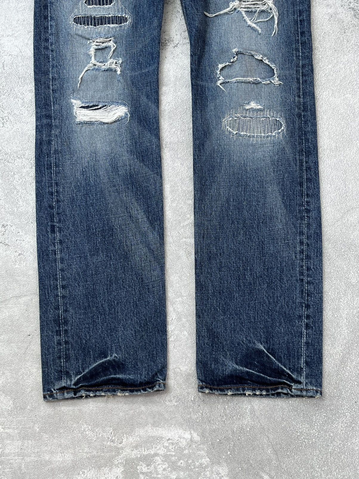 Designer × Japanese Brand × Takeo Kikuchi Distressed Denim Japan Takeo Kikuchi Size US 30 / EU 46 - 6 Thumbnail