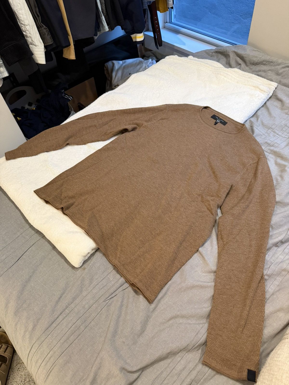 Rag & Bone Rag & Bone XL Brown Sweater Size US XL / EU 56 / 4 - 1 Thumbnail