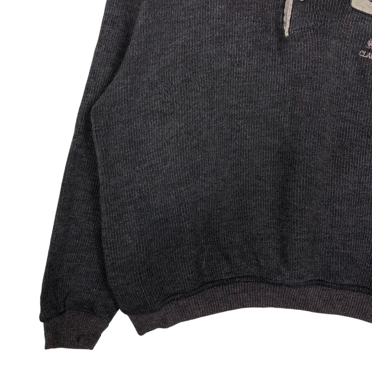 Japanese Brand 🔥Vintage Collar Collague Sweatshirt Claudio Valentino Size US M / EU 48-50 / 2 - 4 Thumbnail