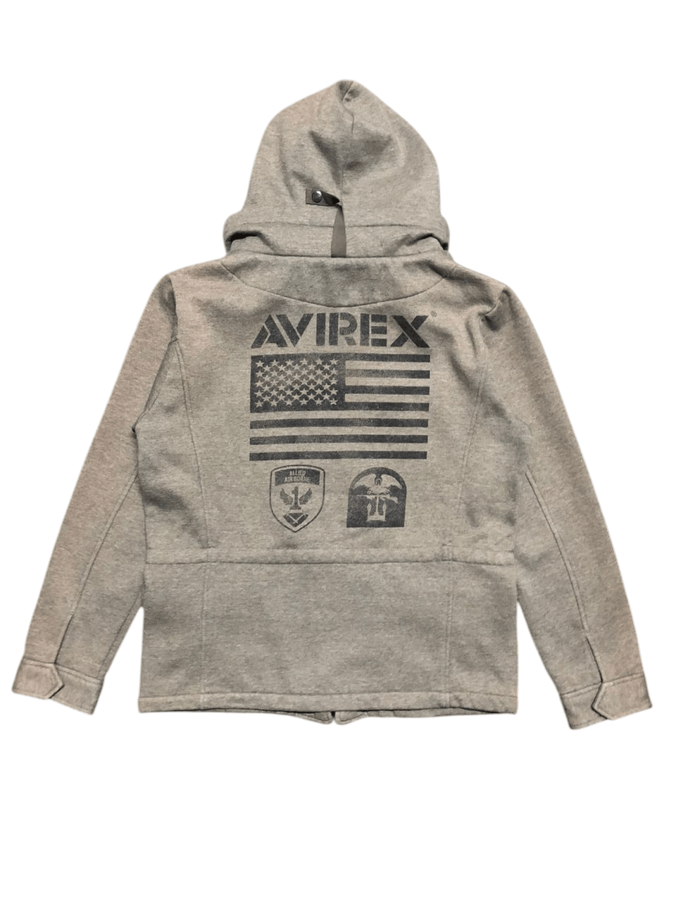Avirex Avirex Military Hoodie Zipper Jacket Sunfaded Size US M / EU 48-50 / 2 - 1 Thumbnail